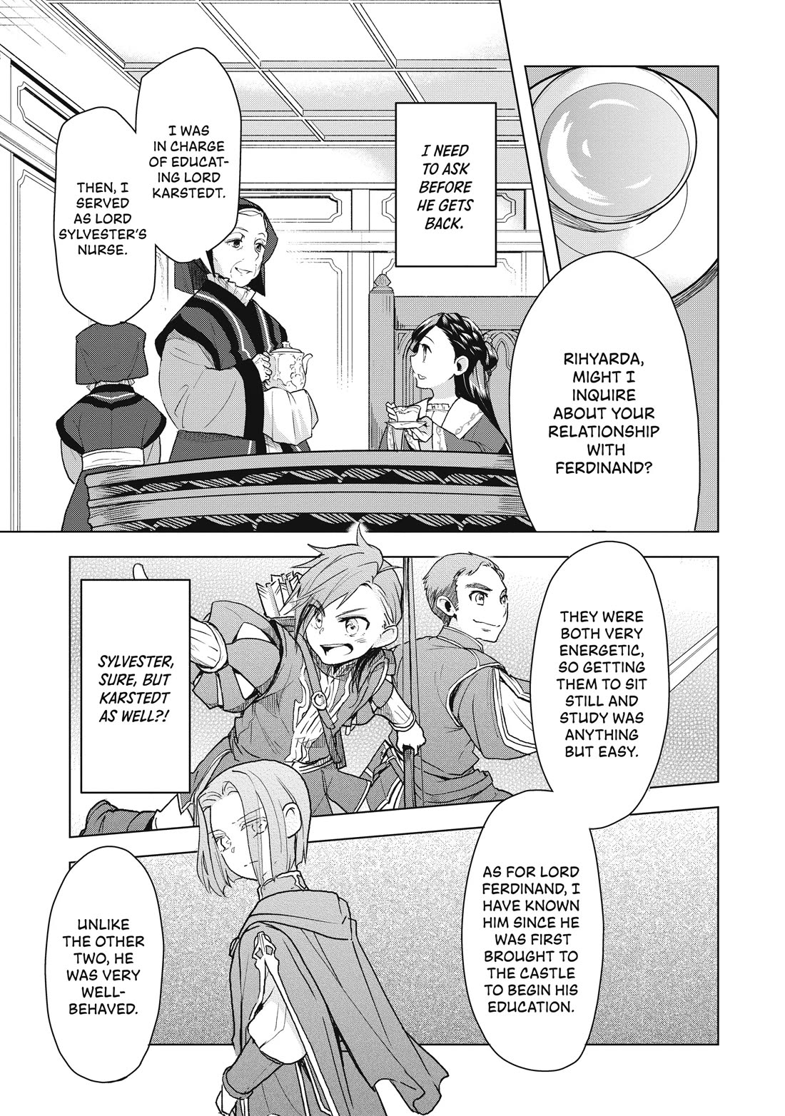 Ascendance of a Bookworm ~I'll do anything to become a librarian~ Part 3 「Let's Spread the Book to the Territory!」 Chapter 8 page 18 - Chapter 8: The Archduke's Castle