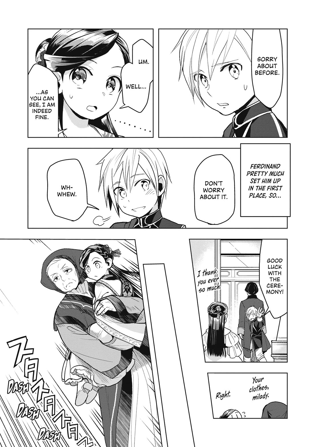 Ascendance of a Bookworm ~I'll do anything to become a librarian~ Part 3 「Let's Spread the Book to the Territory!」 Chapter 8 page 28 - Chapter 8: The Archduke's Castle