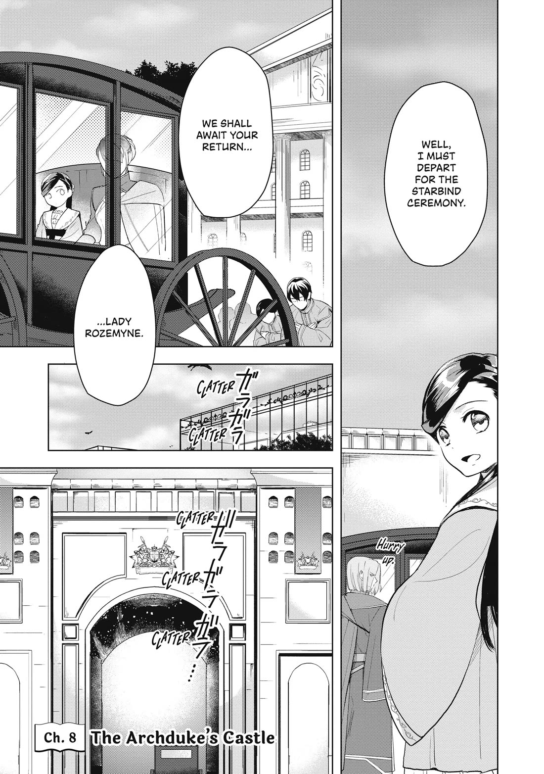 Ascendance of a Bookworm ~I'll do anything to become a librarian~ Part 3 「Let's Spread the Book to the Territory!」 Chapter 8 page 5 - Chapter 8: The Archduke's Castle
