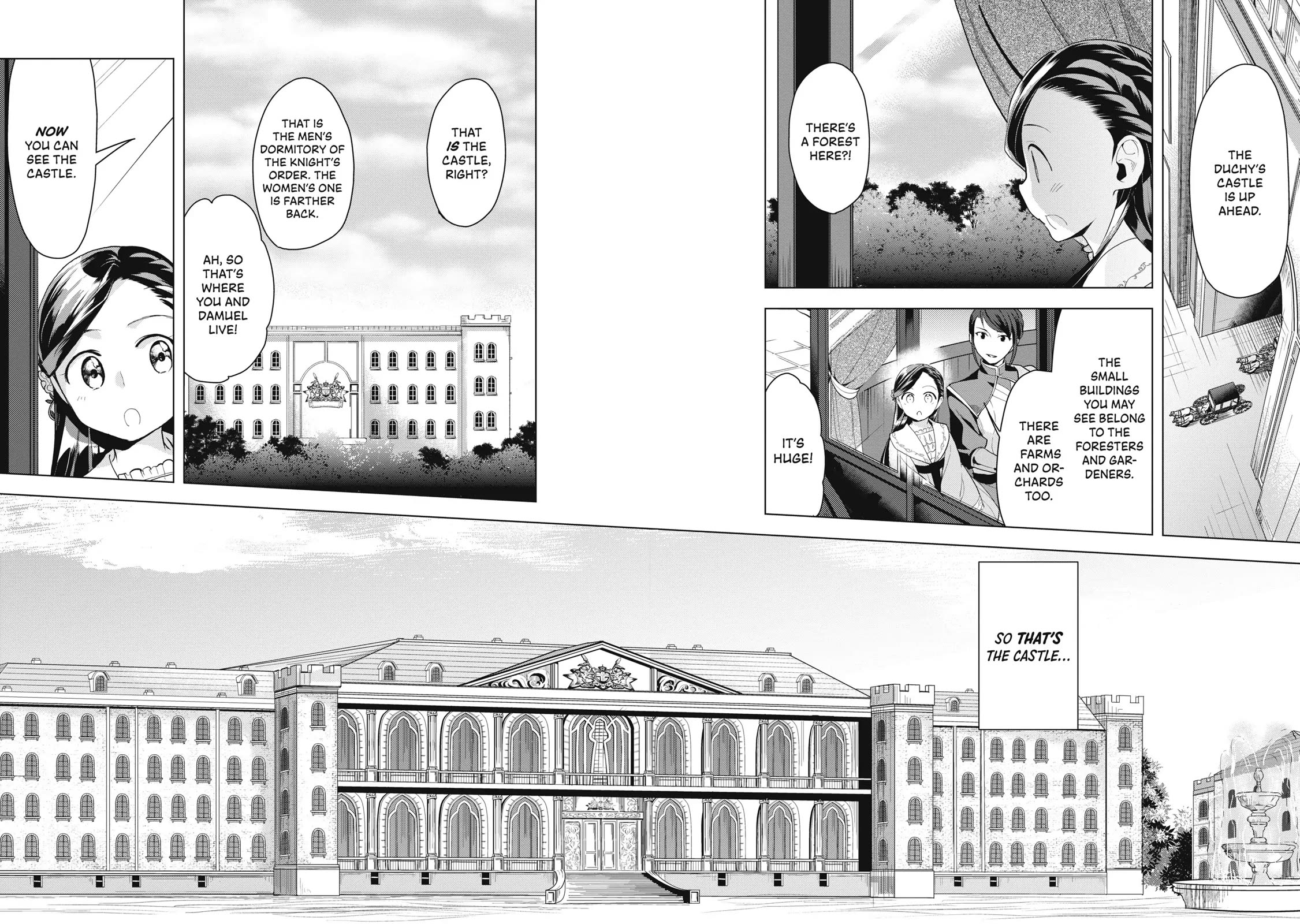 Ascendance of a Bookworm ~I'll do anything to become a librarian~ Part 3 「Let's Spread the Book to the Territory!」 Chapter 8 page 6 - Chapter 8: The Archduke's Castle