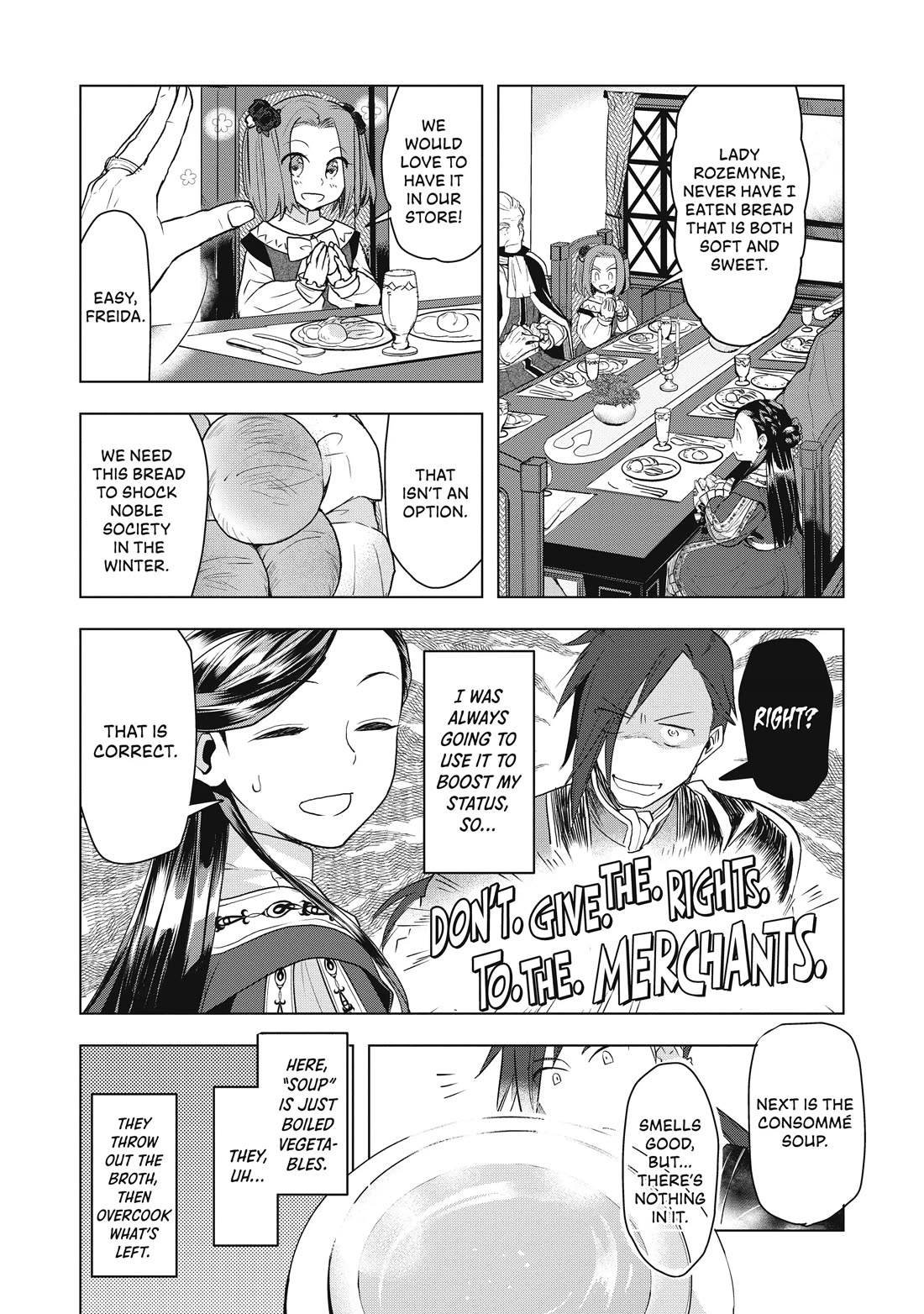 Ascendance of a Bookworm ~I'll do anything to become a librarian~ Part 3 「Let's Spread the Book to the Territory!」 Chapter 9 page 14 - Chapter 9: Italian Restaurant