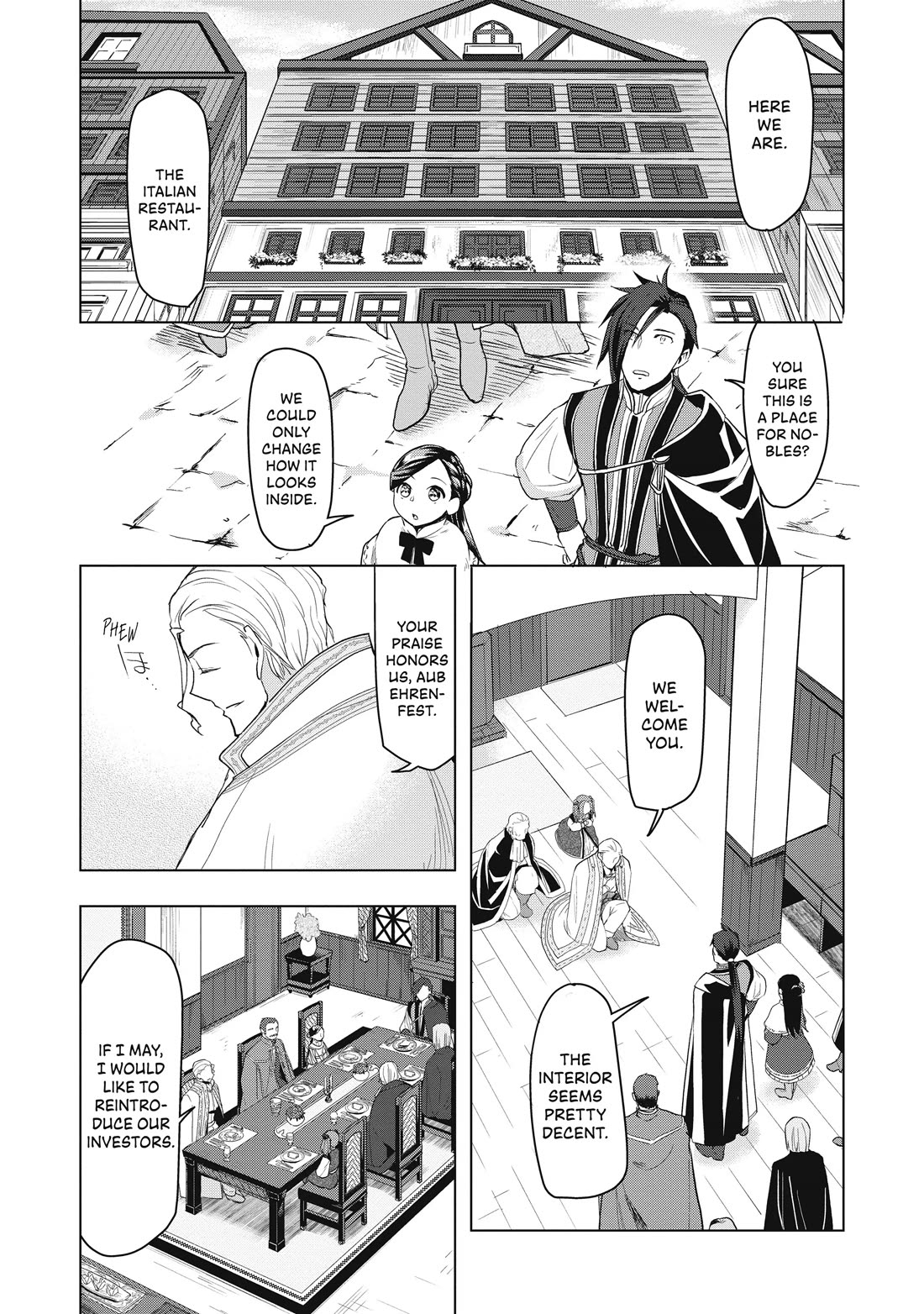 Ascendance of a Bookworm ~I'll do anything to become a librarian~ Part 3 「Let's Spread the Book to the Territory!」 Chapter 9 page 6 - Chapter 9: Italian Restaurant