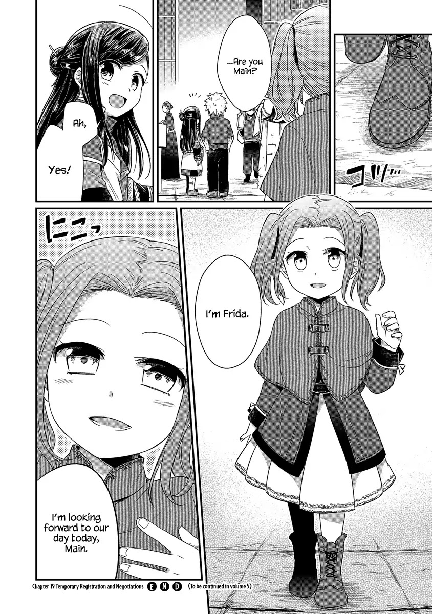 Ascendance of a Bookworm Chapter 19 page 27 - Chapter 19: Temporary Registration and Negotiation