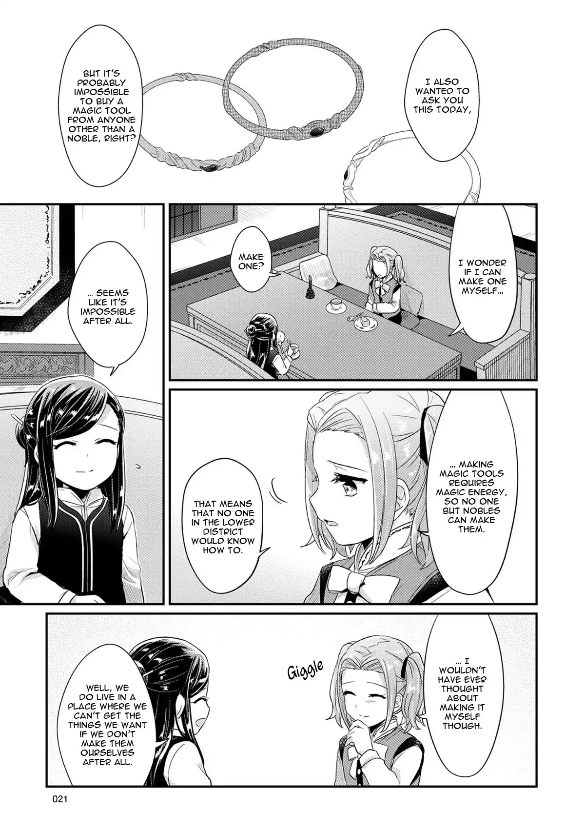 Ascendance of a Bookworm Chapter 30 page 23 - Chapter 30: A Contract with Frida and The Baptism Ceremony