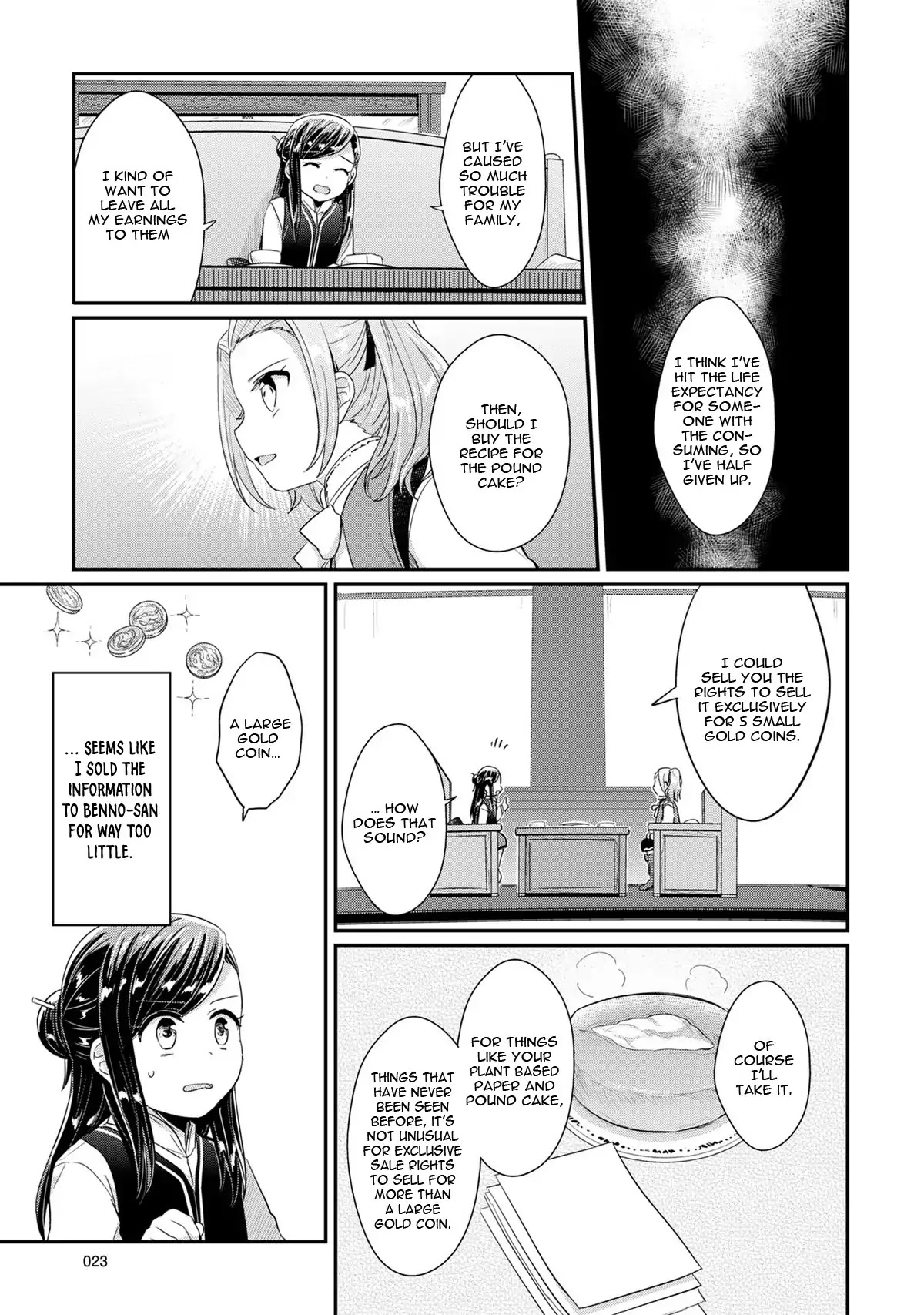 Ascendance of a Bookworm Chapter 30 page 25 - Chapter 30: A Contract with Frida and The Baptism Ceremony
