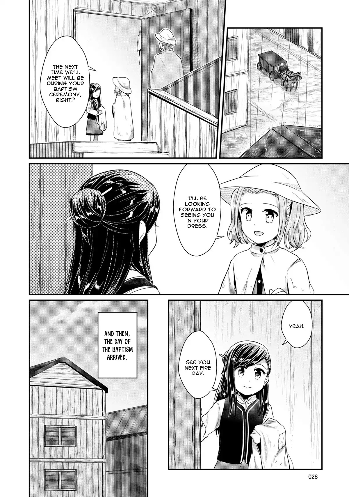 Ascendance of a Bookworm Chapter 30 page 28 - Chapter 30: A Contract with Frida and The Baptism Ceremony