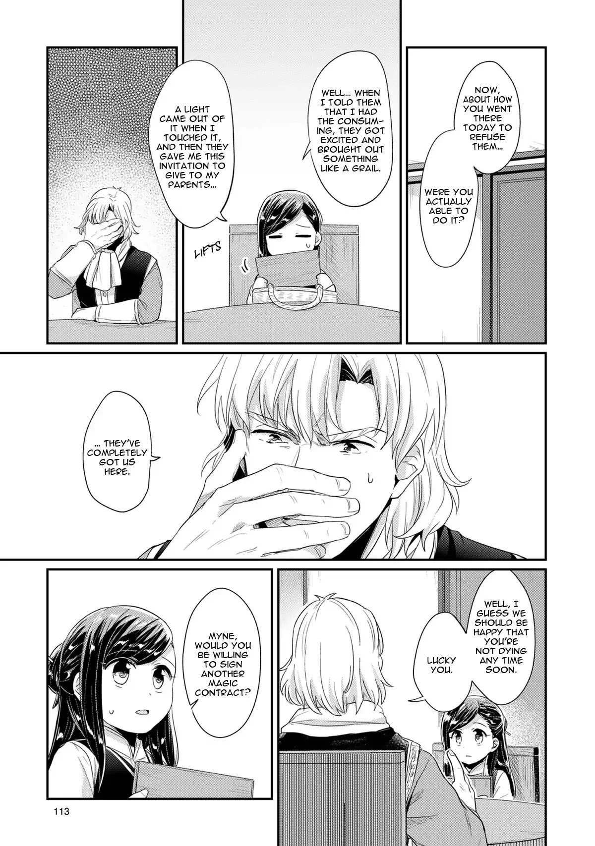 Ascendance of a Bookworm Chapter 32 page 34 - Chapter 32: The Option to be an Apprentice Priestess