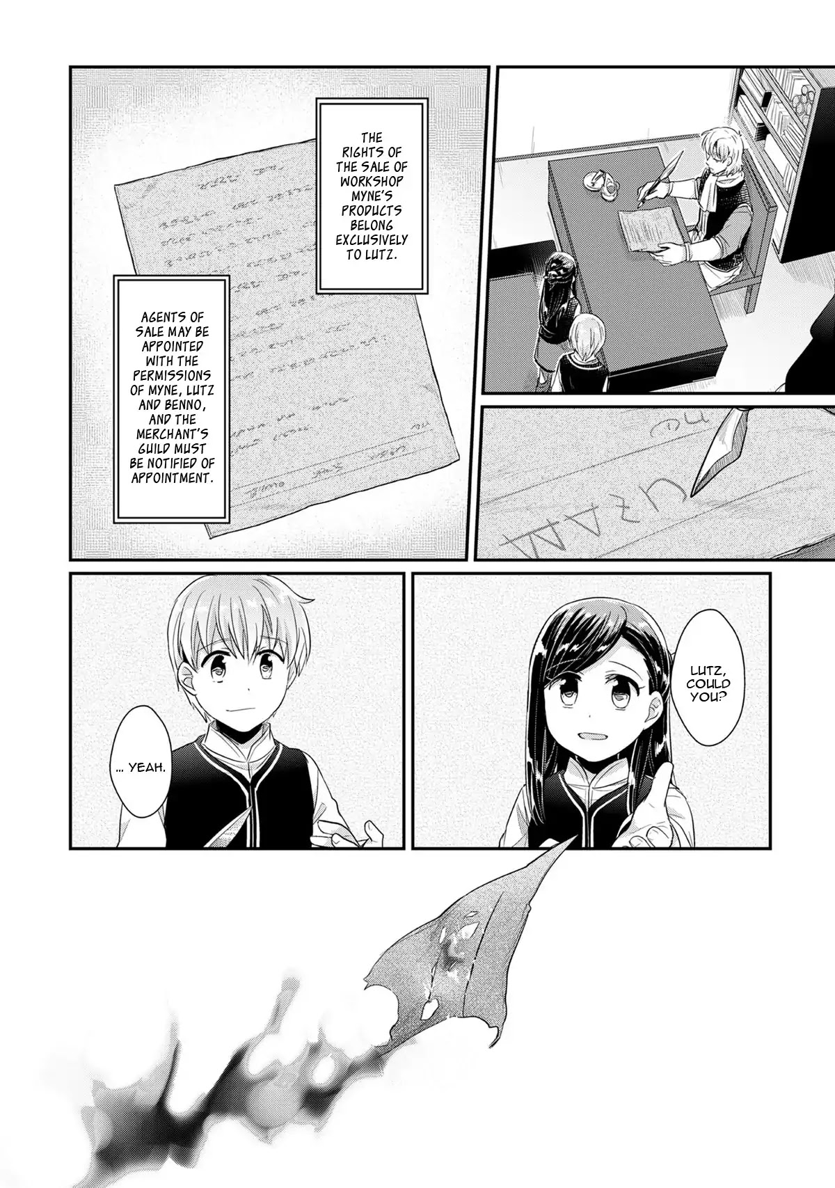 Ascendance of a Bookworm Chapter 32 page 45 - Chapter 32: The Option to be an Apprentice Priestess
