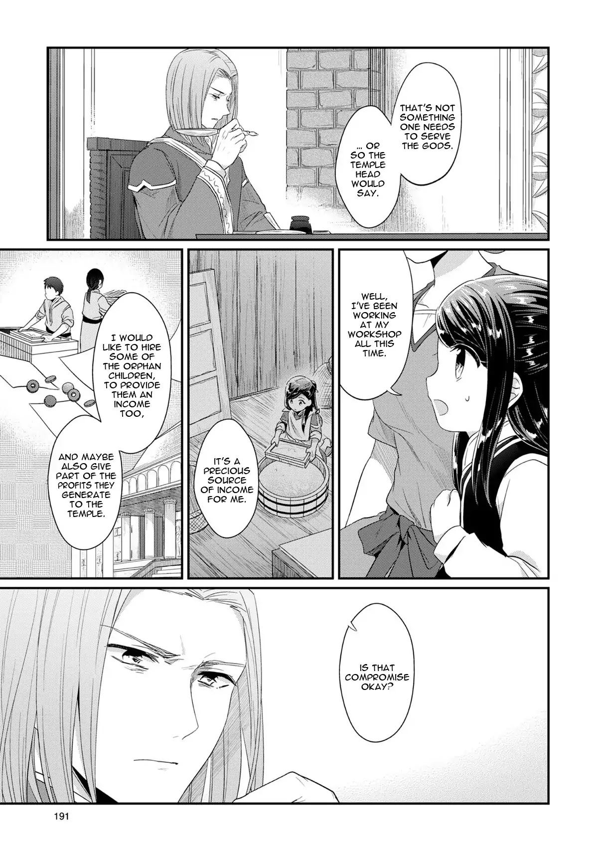 Ascendance of a Bookworm Chapter 33.5 page 6 - Chapter 33.5: Extra: The Discussion in the Chief Priest's Office