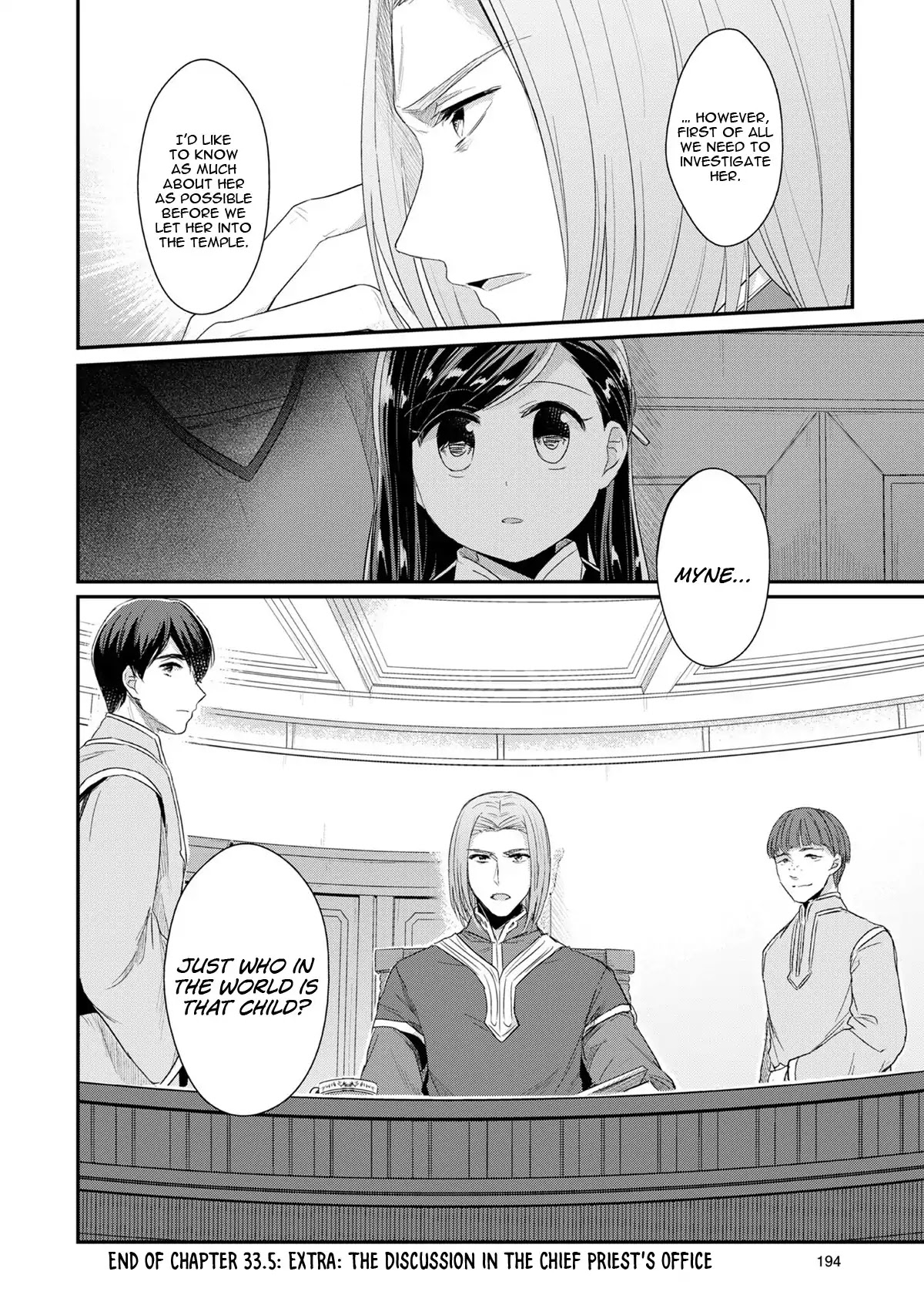 Ascendance of a Bookworm Chapter 33.5 page 9 - Chapter 33.5: Extra: The Discussion in the Chief Priest's Office