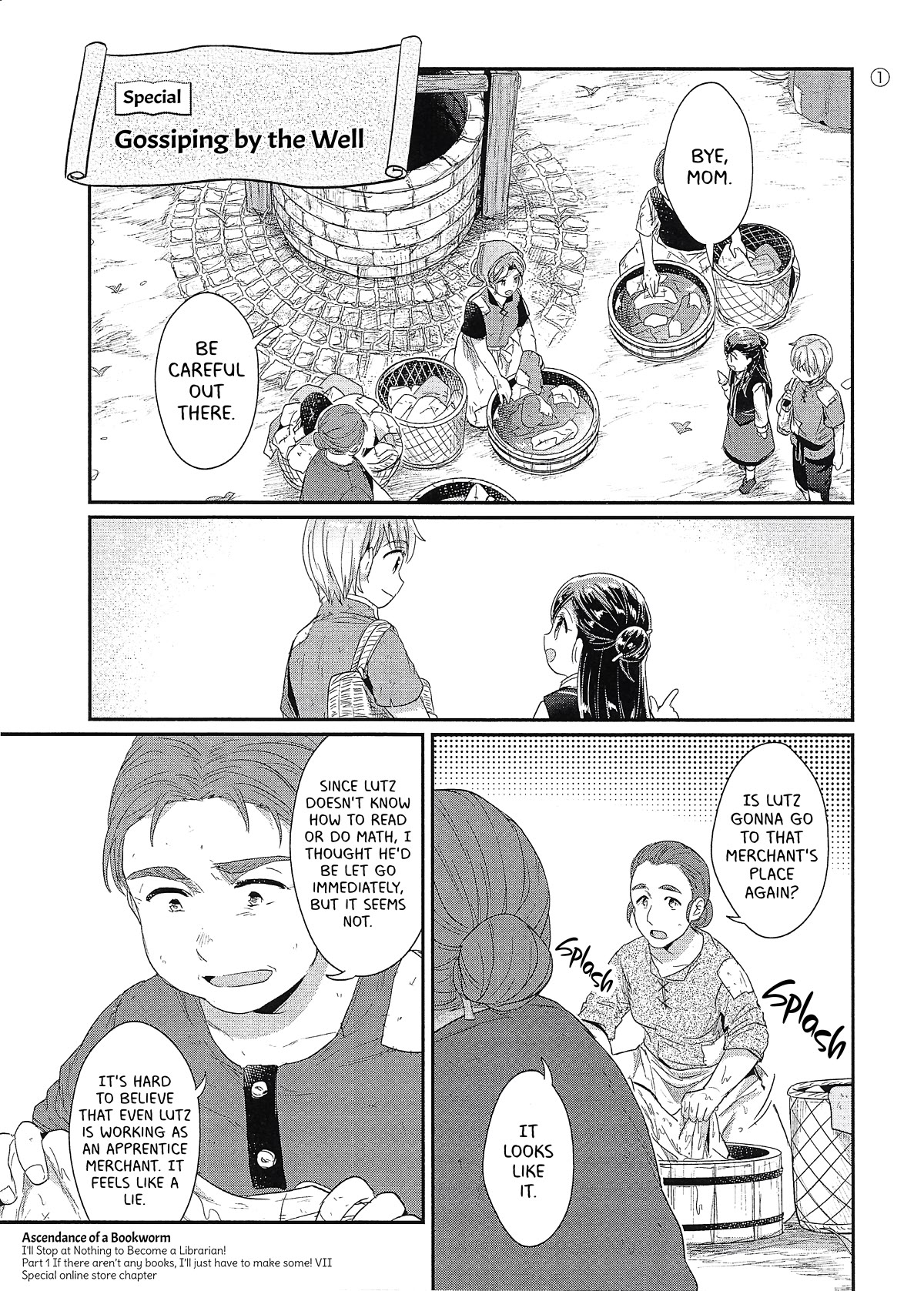 Ascendance of a Bookworm Chapter 33.7 page 1 - Chapter 33.7: Gossiping by the Well - ToBooks Exclusive