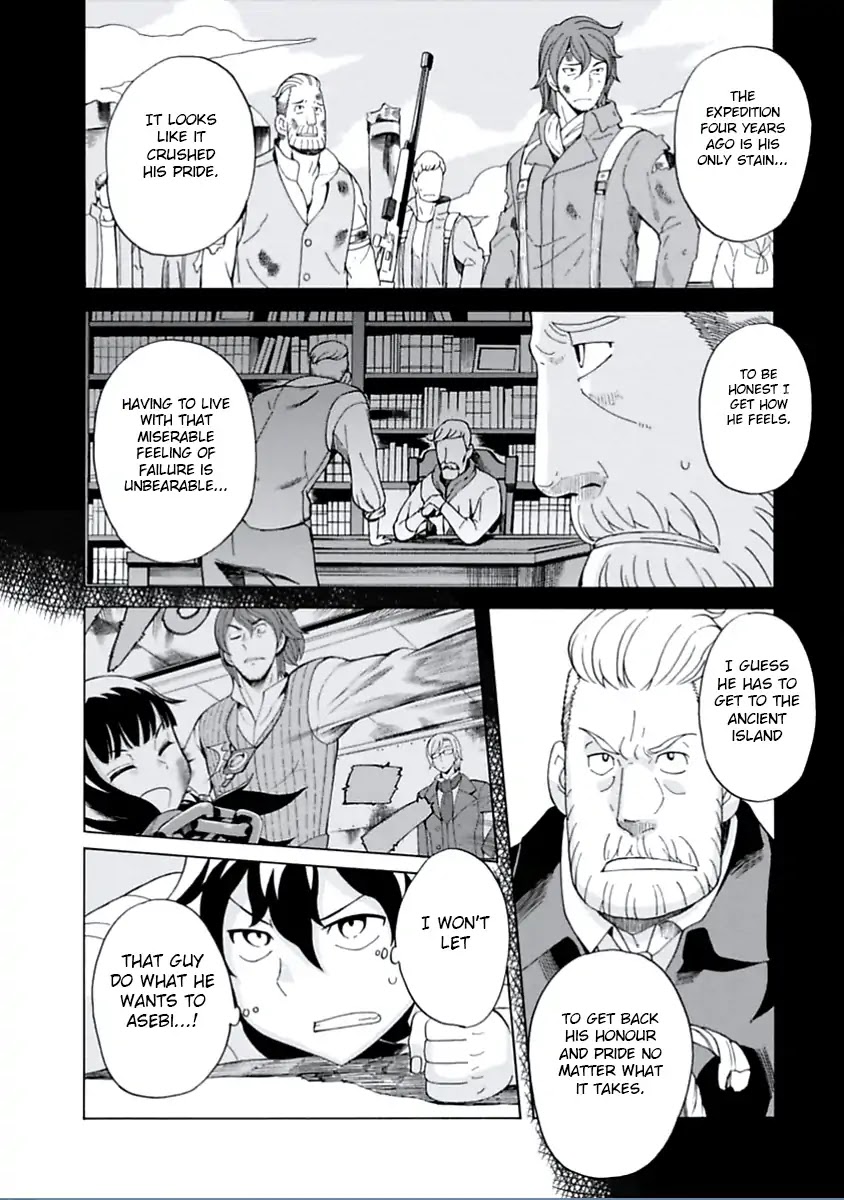 Asebi and Adventurers of Sky World Chapter 13 page 21 - Chapter 13: Yuu’s counter-attack and ancient weapon