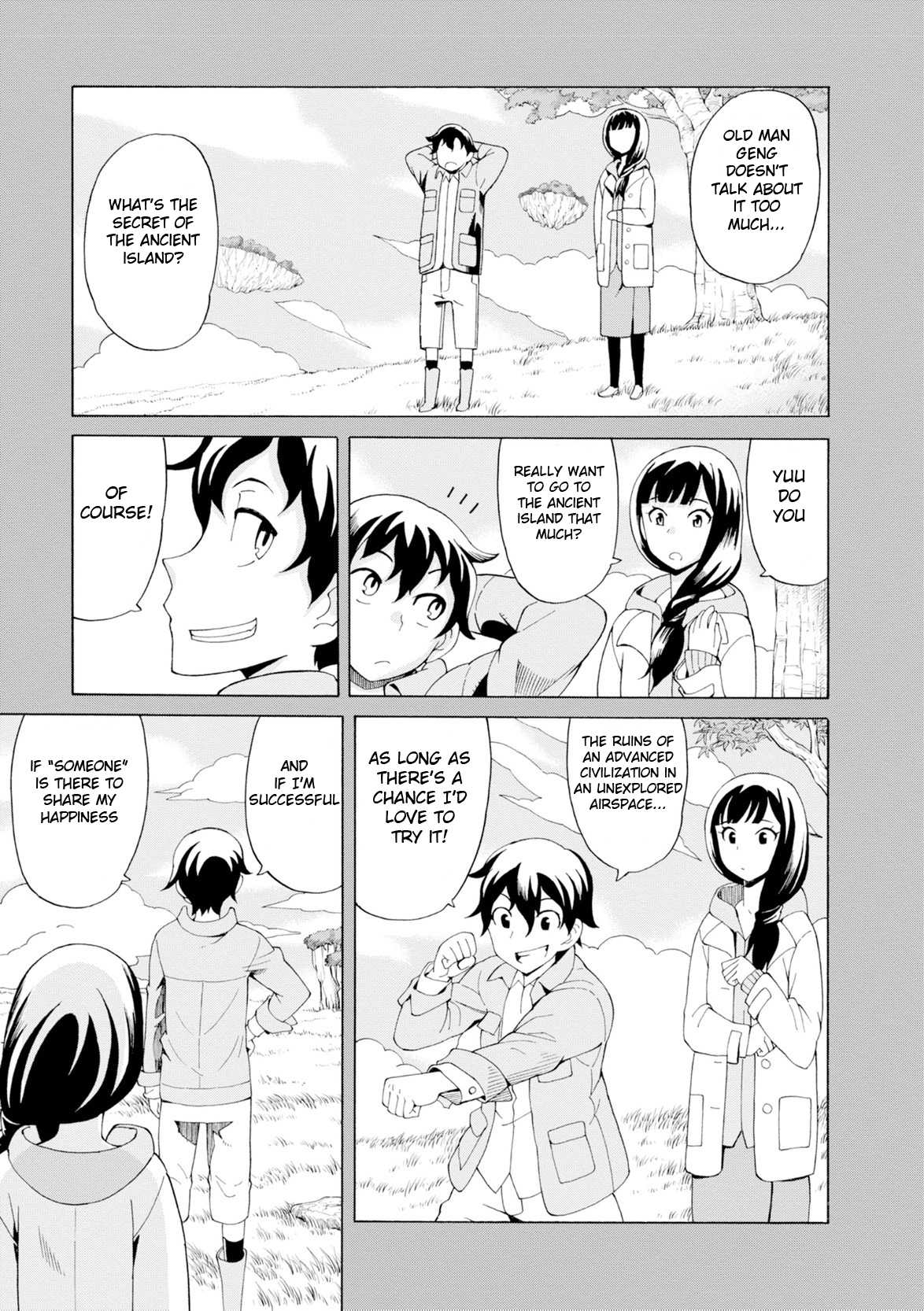 Asebi and Adventurers of Sky World Chapter 17 page 1 - Chapter 17: Despair and scream