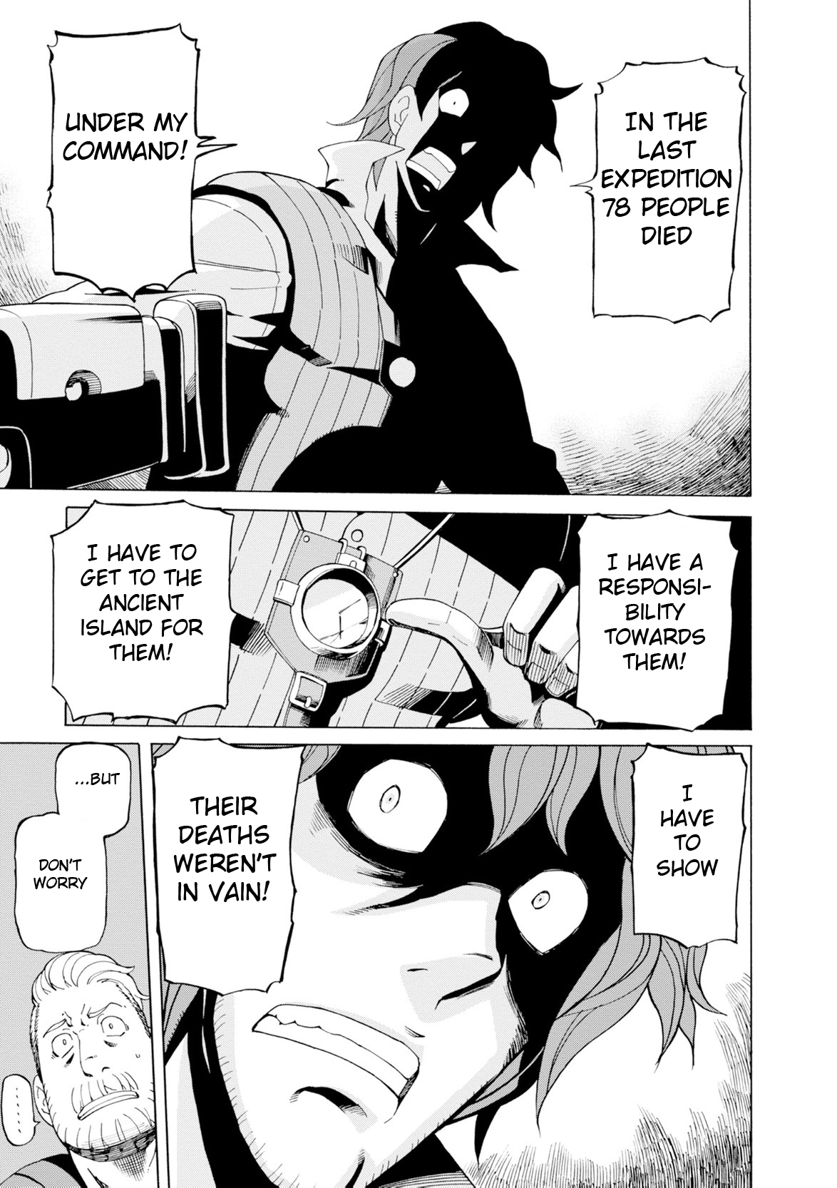 Asebi and Adventurers of Sky World Chapter 17 page 21 - Chapter 17: Despair and scream