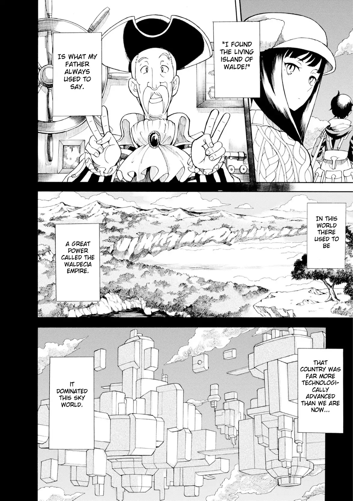 Asebi and Adventurers of Sky World Chapter 19.5 page 13 - Chapter 19.5: Asebi and treasure of sky world