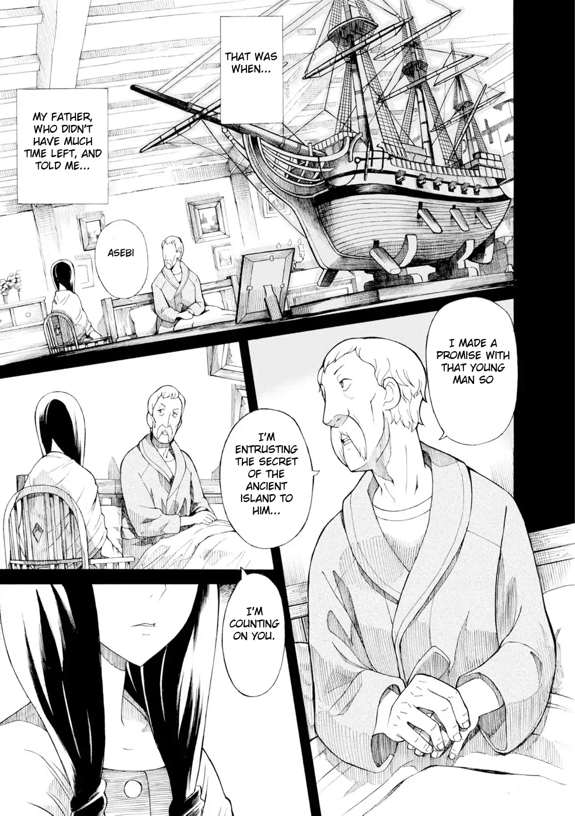 Asebi and Adventurers of Sky World Chapter 19.5 page 2 - Chapter 19.5: Asebi and treasure of sky world