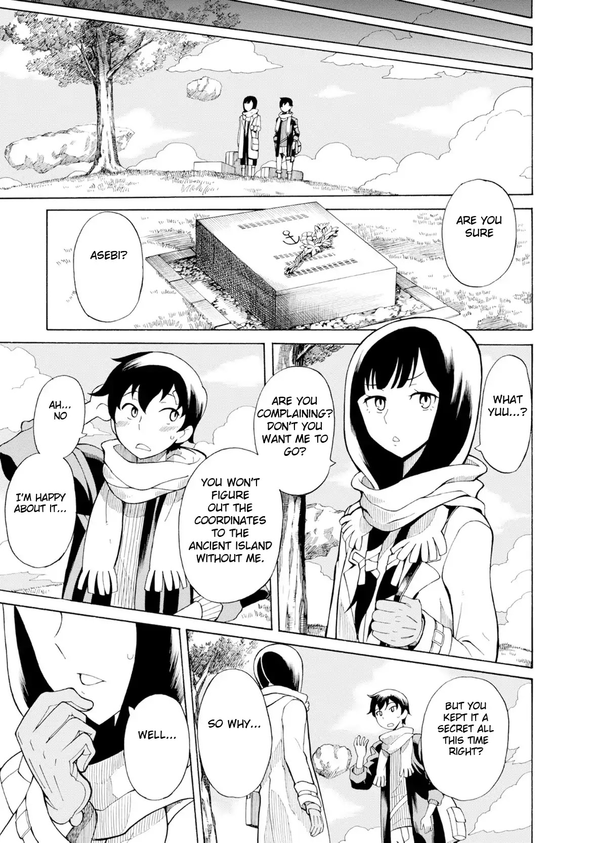 Asebi and Adventurers of Sky World Chapter 19.5 page 41 - Chapter 19.5: Asebi and treasure of sky world