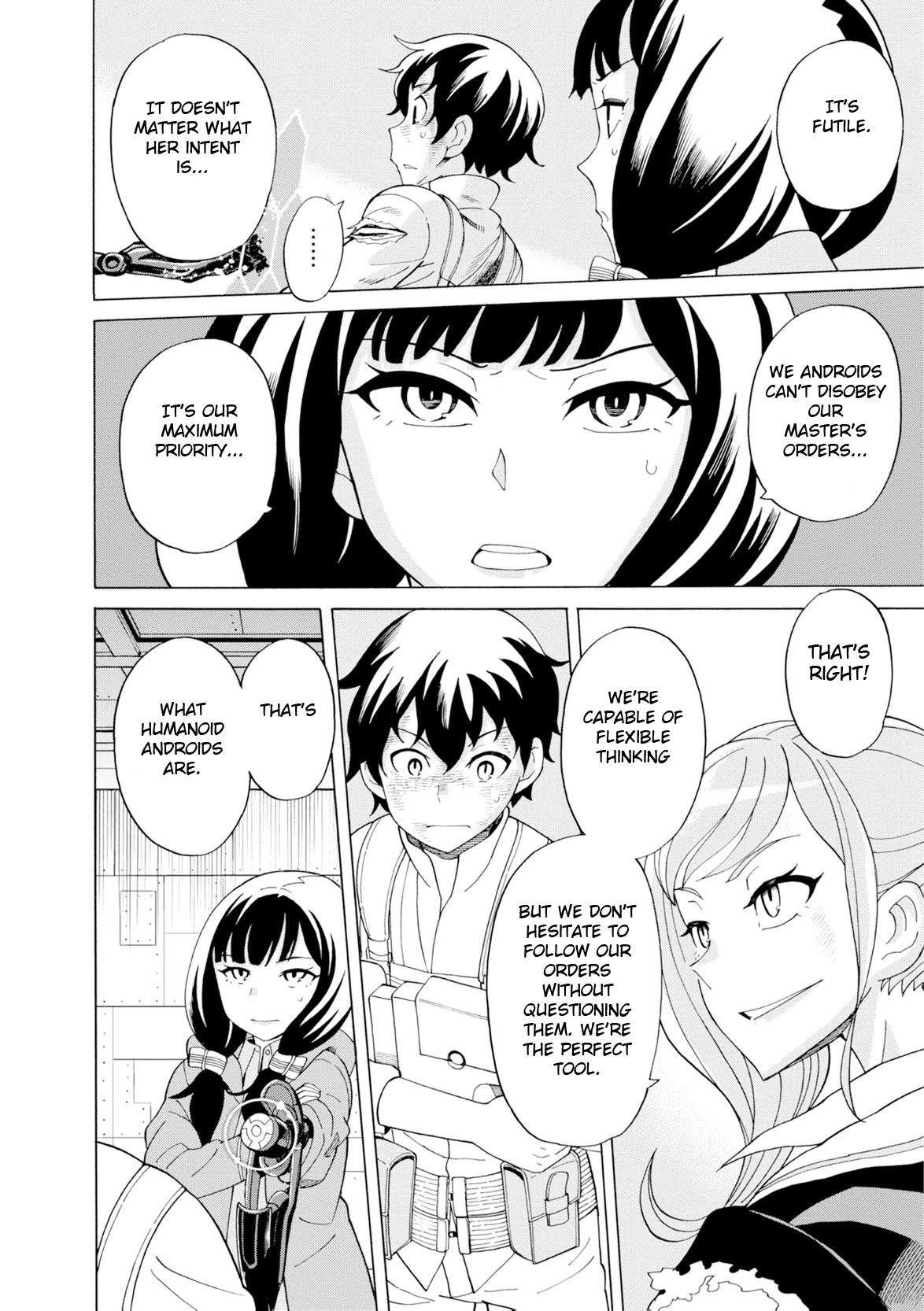 Asebi and Adventurers of Sky World Chapter 19 page 4 - Chapter 19: Determination and curtain fall