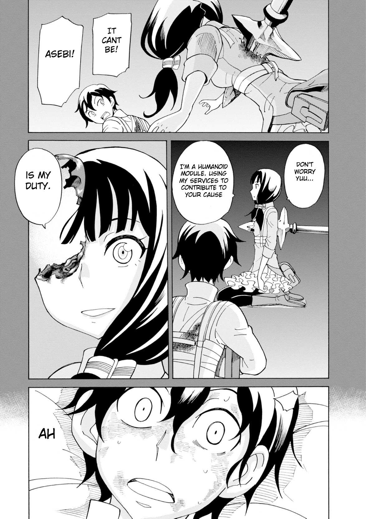 Asebi and Adventurers of Sky World Chapter 20 page 12 - Chapter 20: Yuu and Asebi