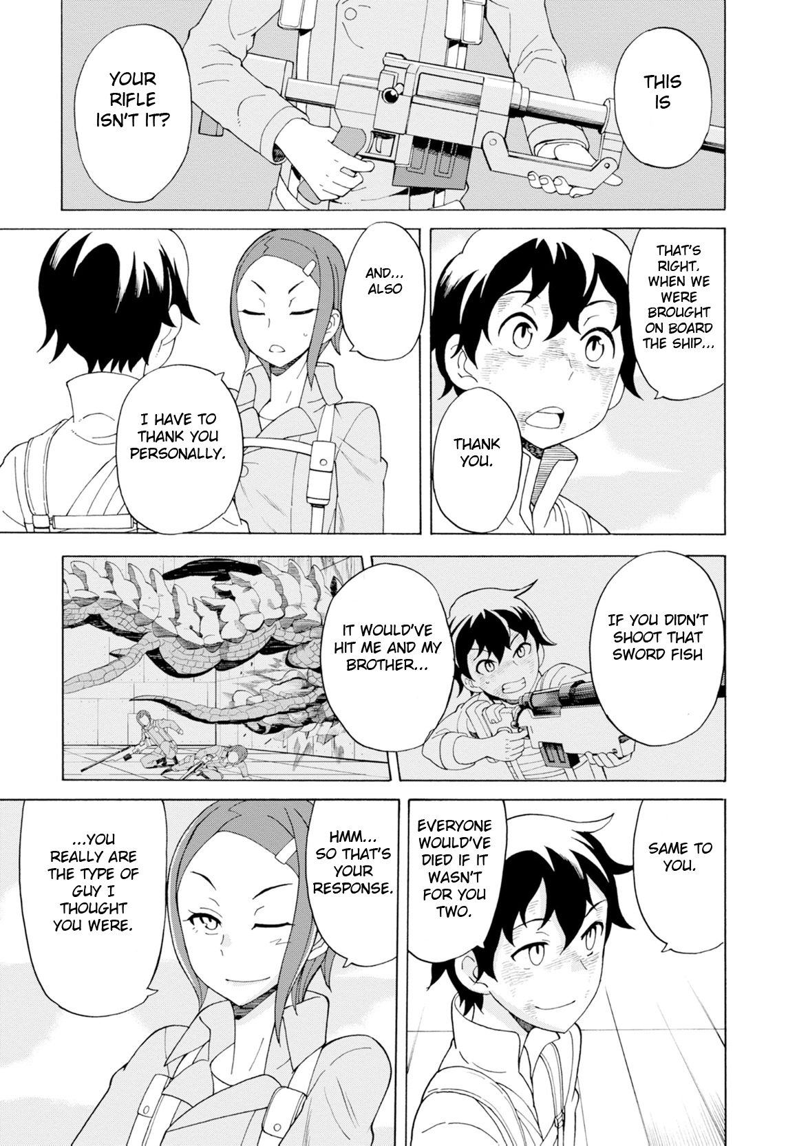 Asebi and Adventurers of Sky World Chapter 20 page 6 - Chapter 20: Yuu and Asebi