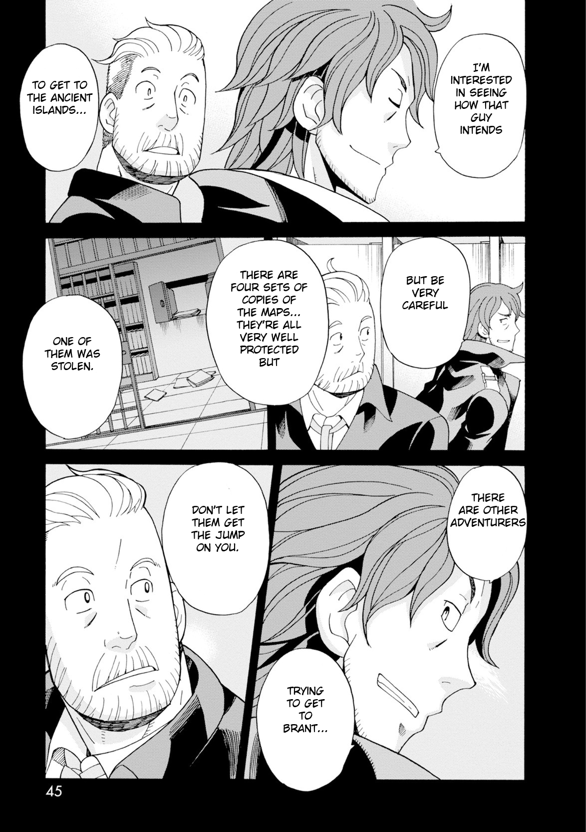 Asebi and Adventurers of Sky World Chapter 21 page 15 - Chapter 21: Low altitude territory and Waldecian ship