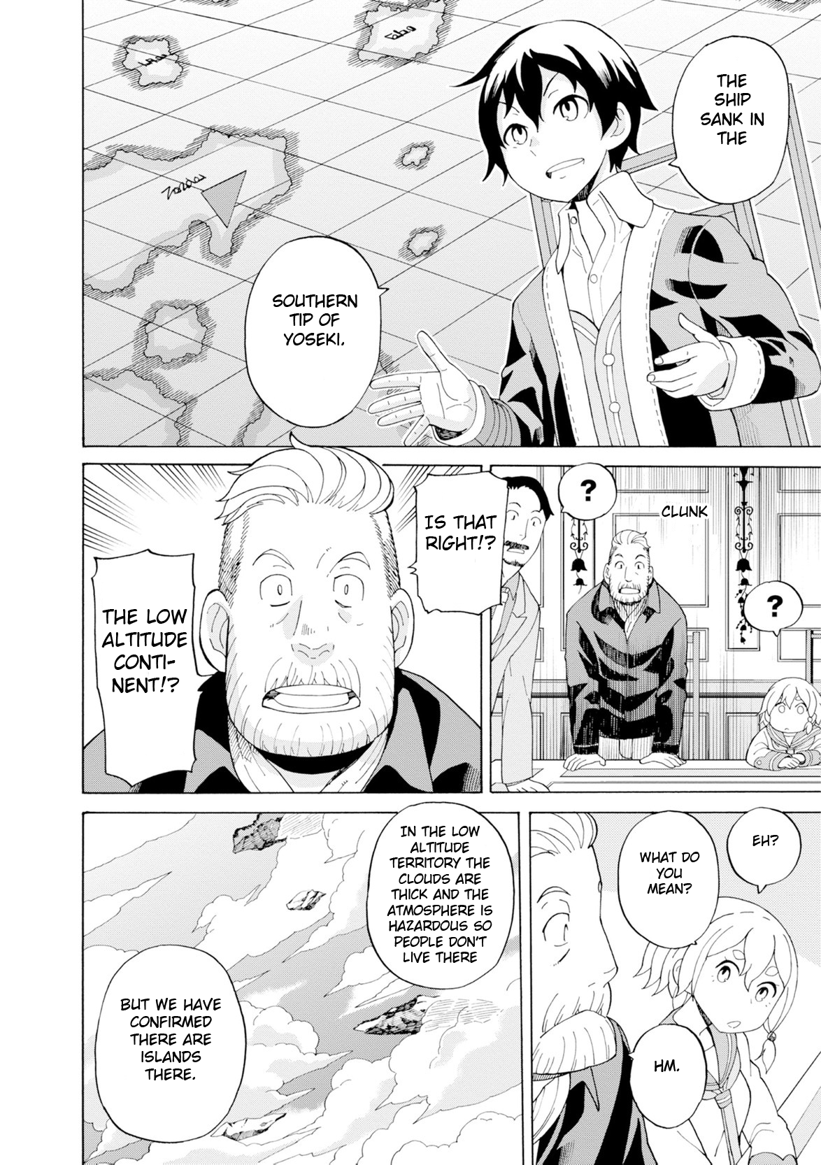 Asebi and Adventurers of Sky World Chapter 21 page 6 - Chapter 21: Low altitude territory and Waldecian ship