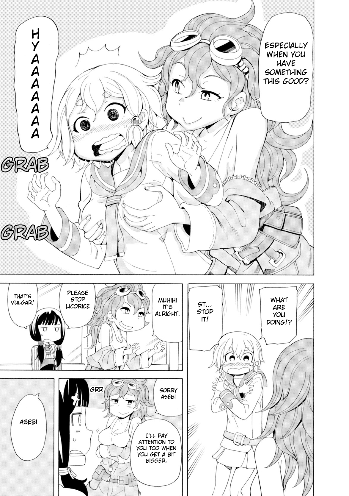 Asebi and Adventurers of Sky World Chapter 22 page 11 - Chapter 22: Yuri and licorice
