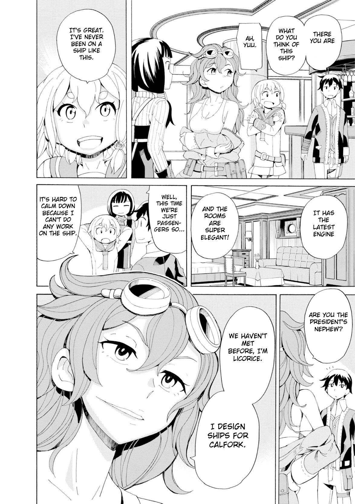 Asebi and Adventurers of Sky World Chapter 22 page 12 - Chapter 22: Yuri and licorice