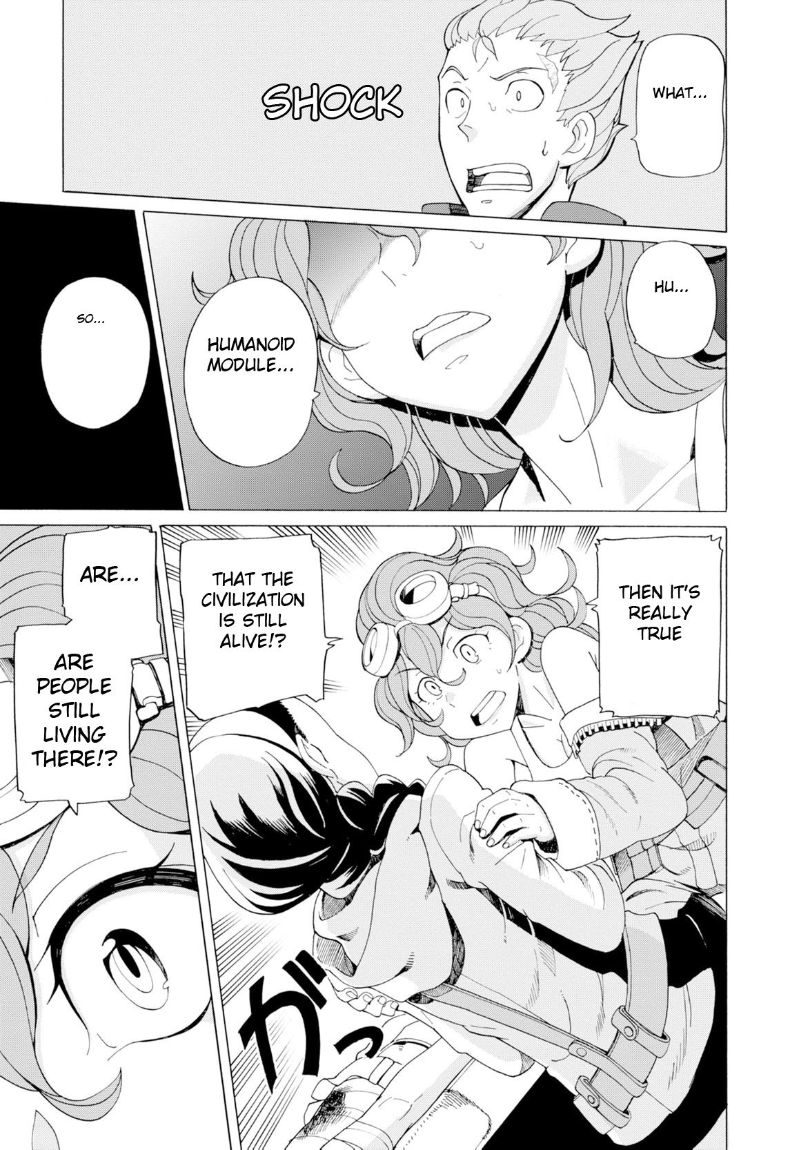 Asebi and Adventurers of Sky World Chapter 25 page 13 - Chapter 25: Crisis and friends