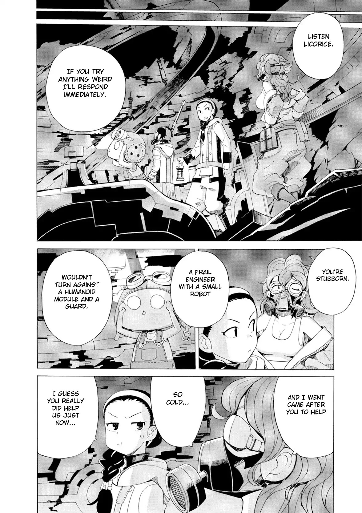 Asebi and Adventurers of Sky World Chapter 26 page 29 - Chapter 26: Ancient ship and mysterious Licorice