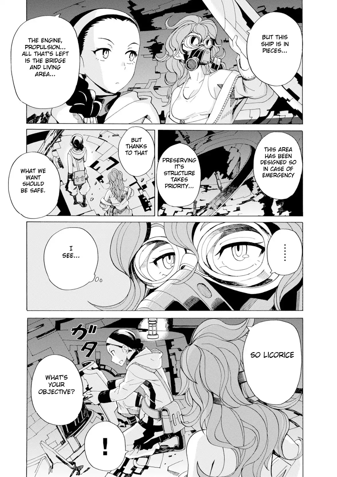 Asebi and Adventurers of Sky World Chapter 26 page 30 - Chapter 26: Ancient ship and mysterious Licorice