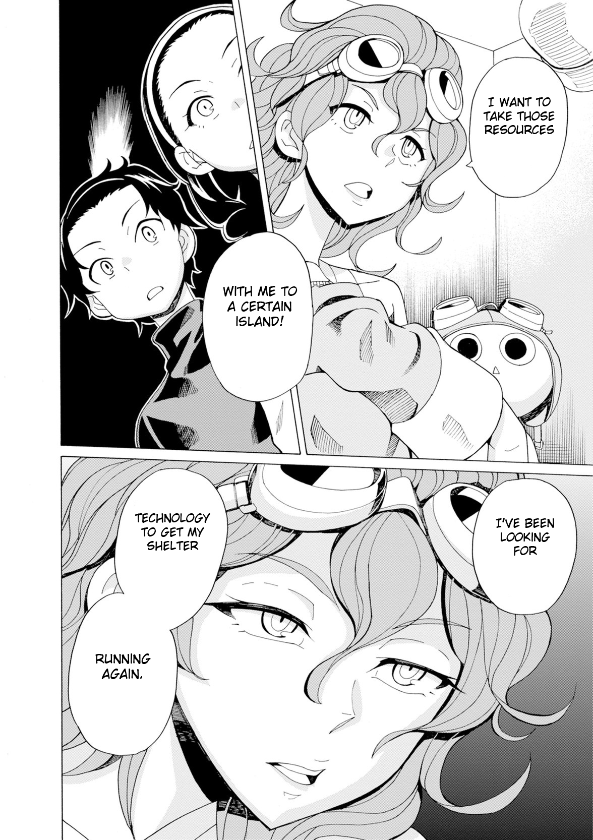 Asebi and Adventurers of Sky World Chapter 27 page 14 - Chapter 27: Revival and Licorice’s secret