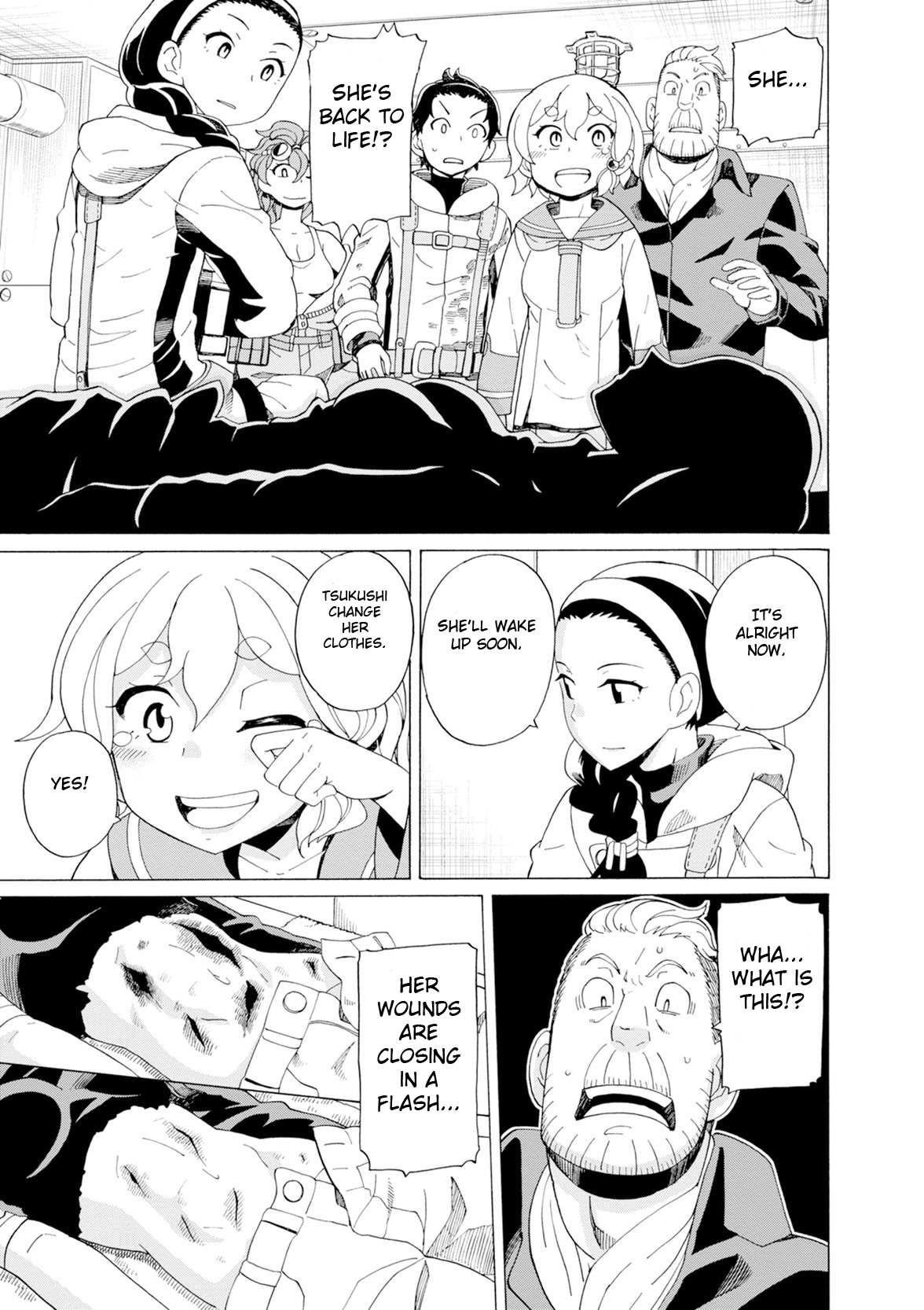 Asebi and Adventurers of Sky World Chapter 27 page 5 - Chapter 27: Revival and Licorice’s secret