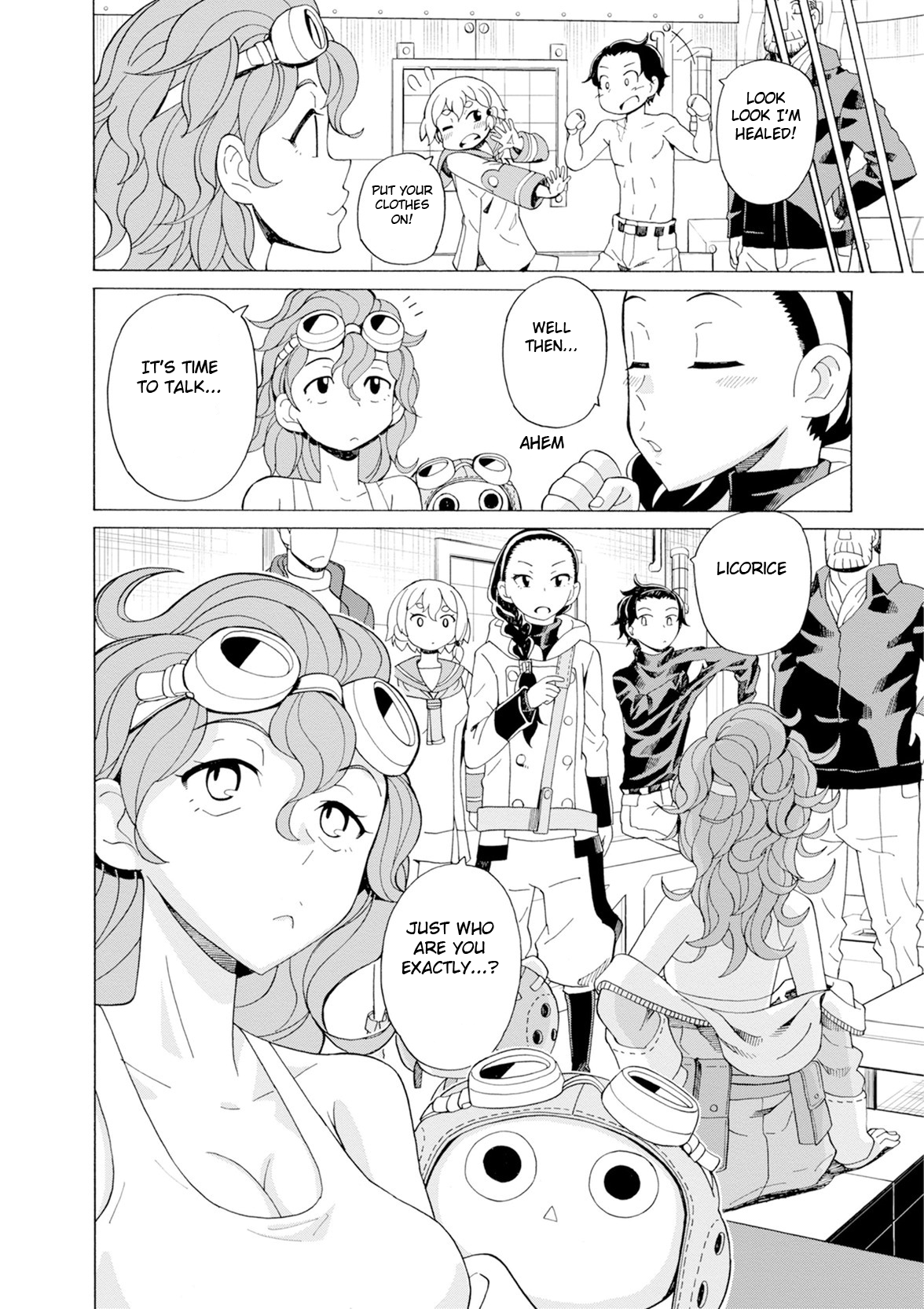 Asebi and Adventurers of Sky World Chapter 27 page 8 - Chapter 27: Revival and Licorice’s secret