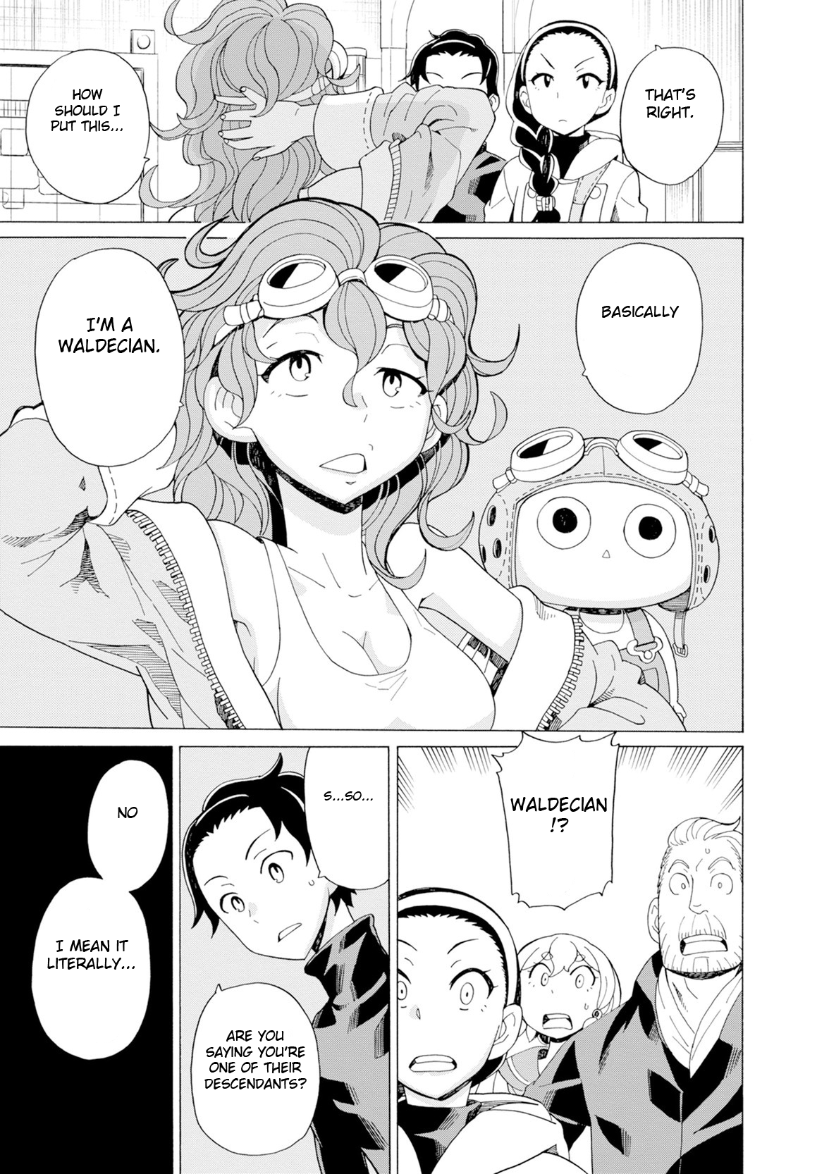 Asebi and Adventurers of Sky World Chapter 27 page 9 - Chapter 27: Revival and Licorice’s secret