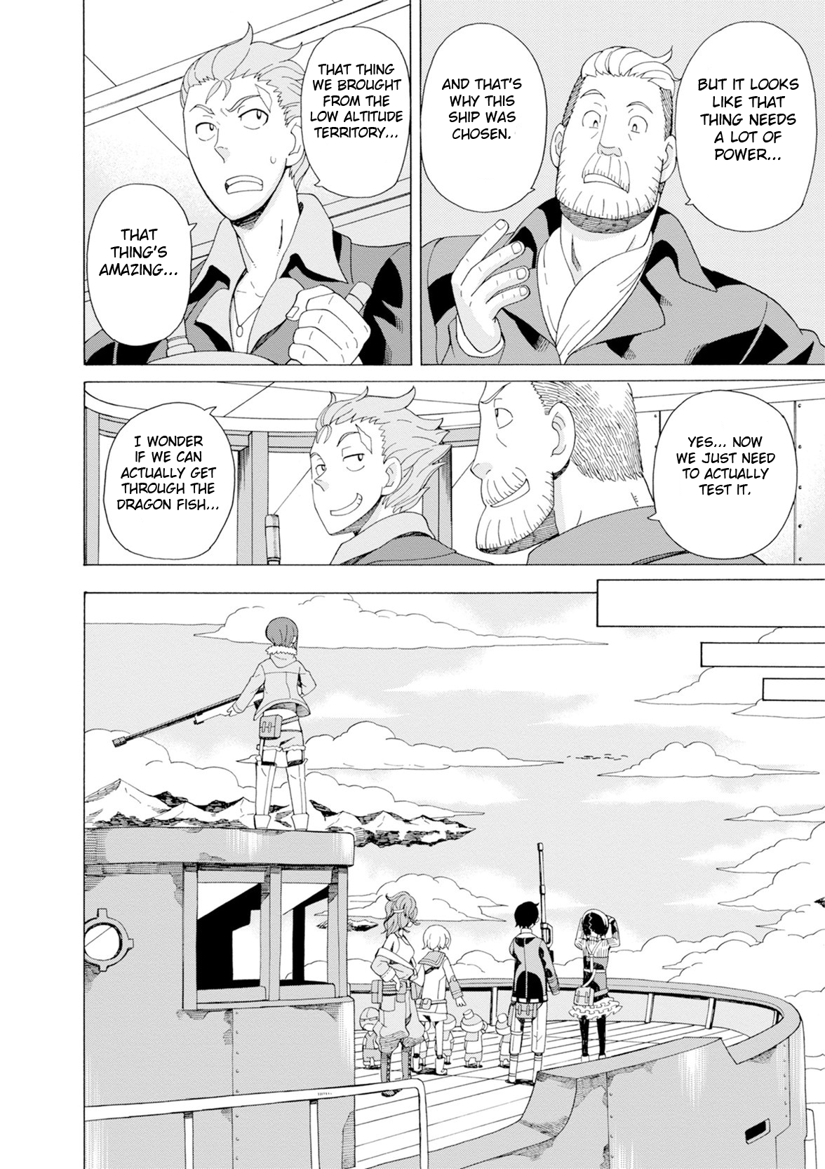 Asebi and Adventurers of Sky World Chapter 29 page 12 - Chapter 29: New equipment and humanoid module