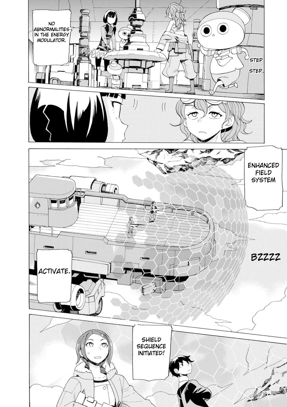 Asebi and Adventurers of Sky World Chapter 29 page 14 - Chapter 29: New equipment and humanoid module