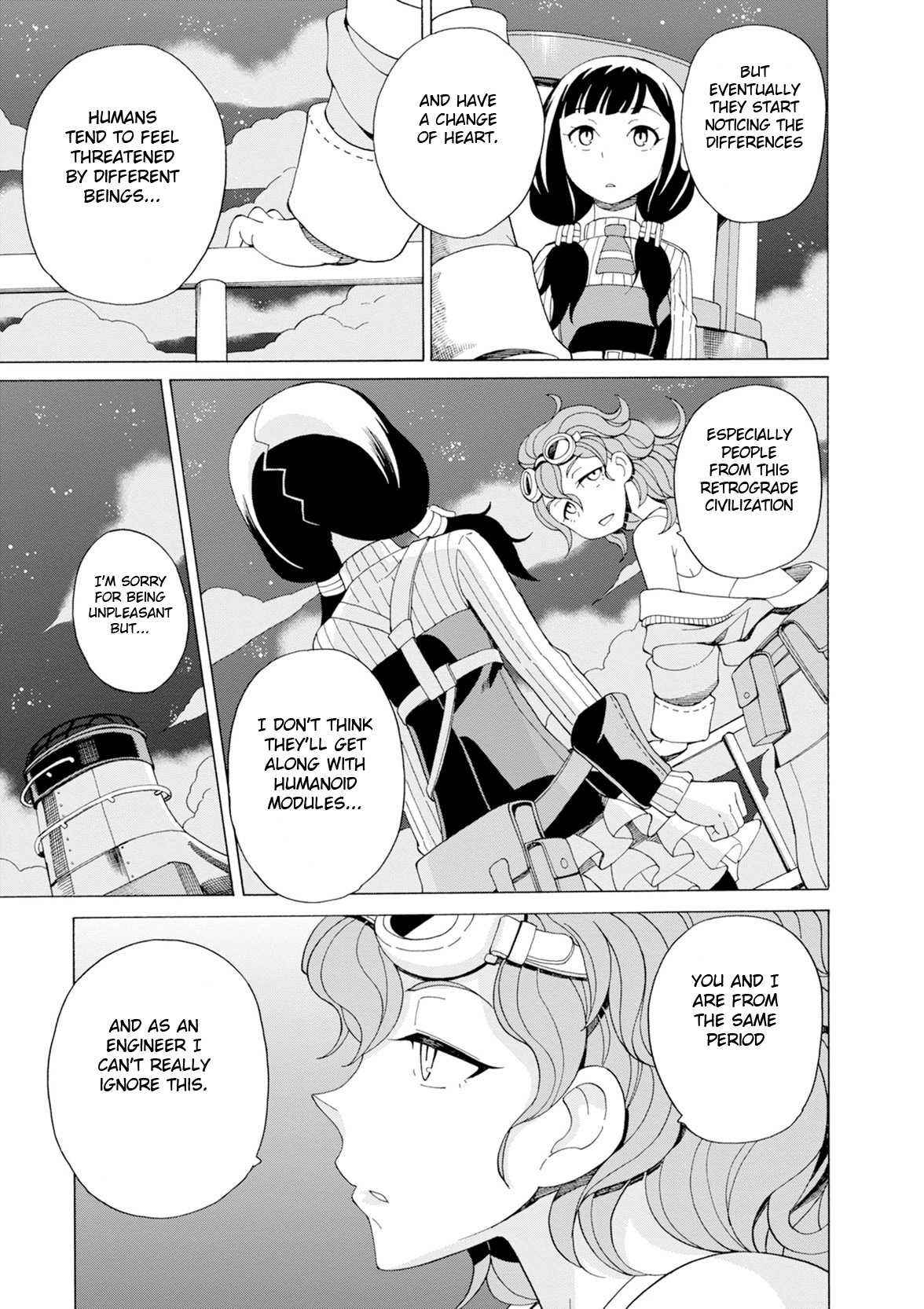 Asebi and Adventurers of Sky World Chapter 29 page 22 - Chapter 29: New equipment and humanoid module