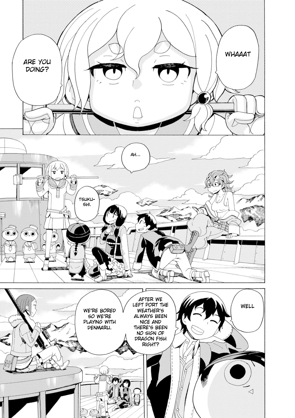 Asebi and Adventurers of Sky World Chapter 29 page 5 - Chapter 29: New equipment and humanoid module