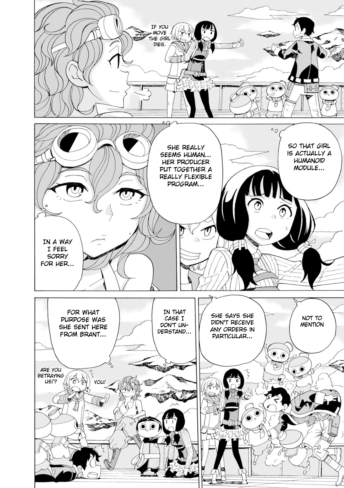 Asebi and Adventurers of Sky World Chapter 29 page 8 - Chapter 29: New equipment and humanoid module