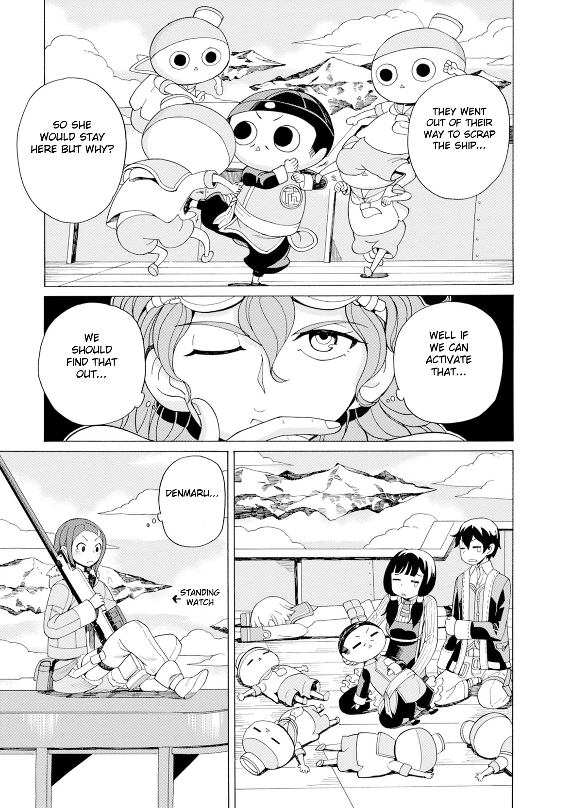 Asebi and Adventurers of Sky World Chapter 29 page 9 - Chapter 29: New equipment and humanoid module