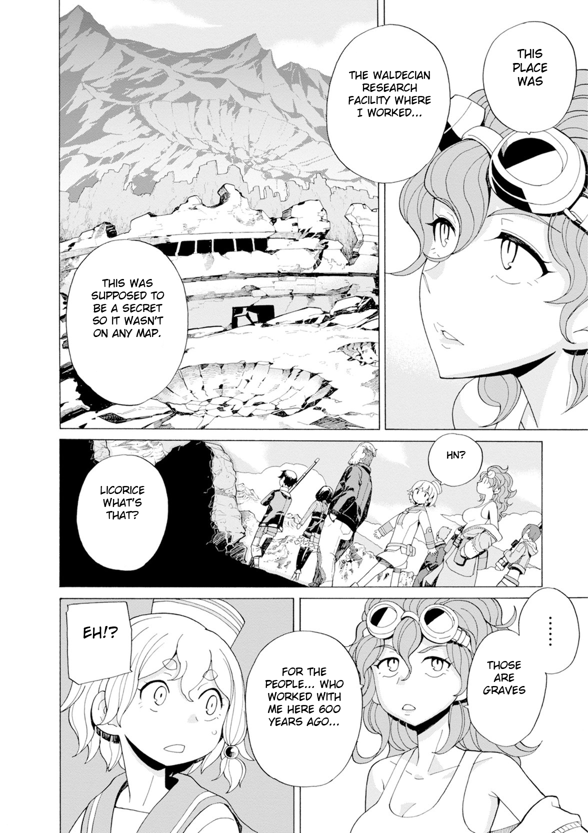 Asebi and Adventurers of Sky World Chapter 30 page 12 - Chapter 30: Licorice’s island and an order