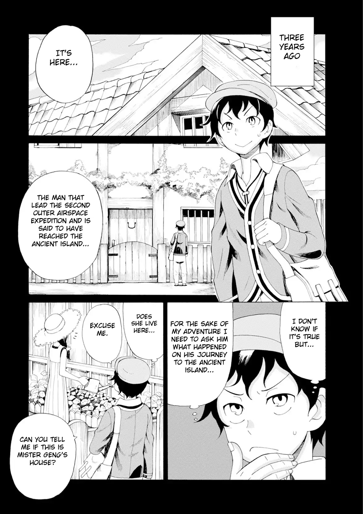 Asebi and Adventurers of Sky World Chapter 31 page 1 - Chapter 31: Assassin and meeting
