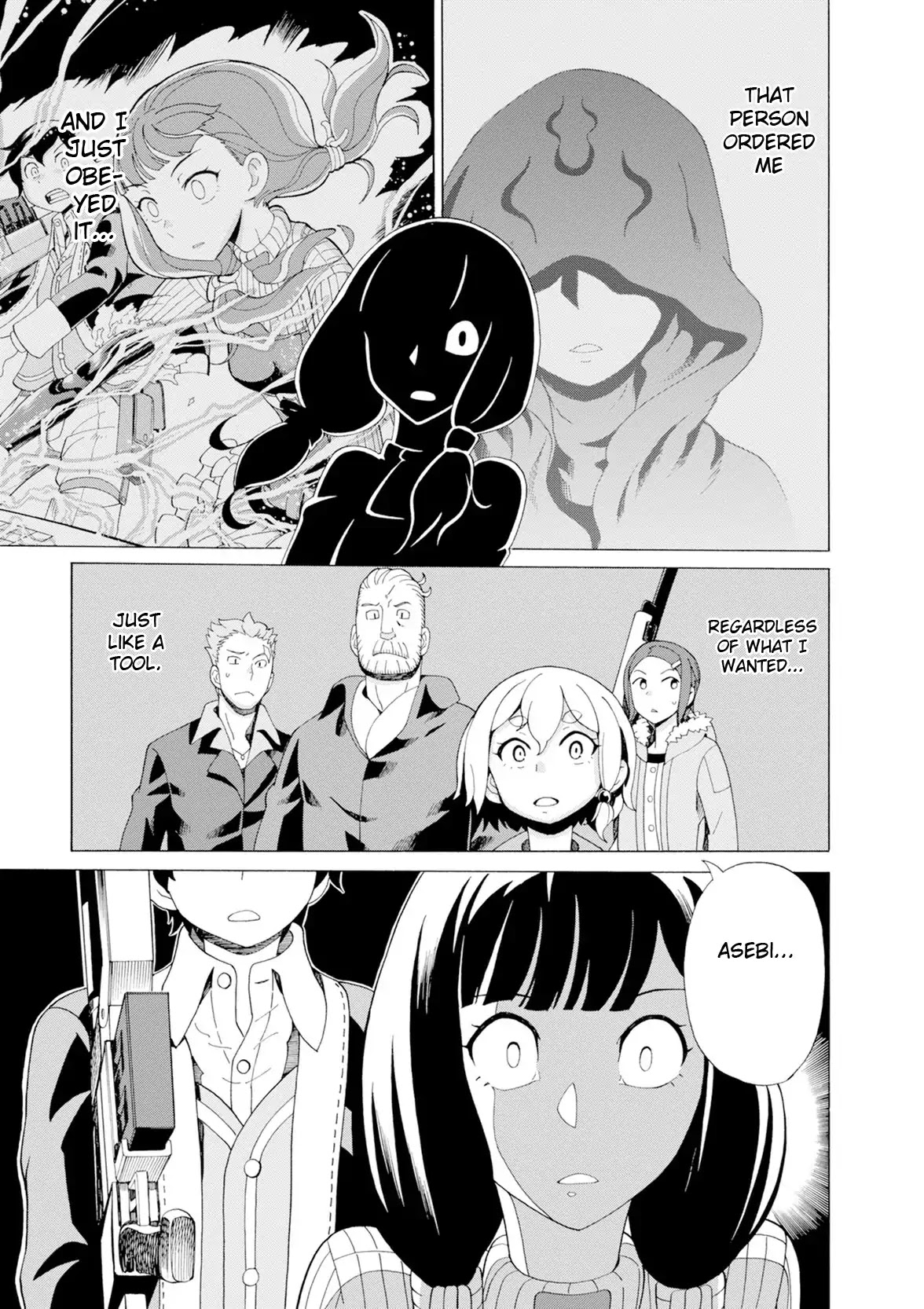 Asebi and Adventurers of Sky World Chapter 31 page 13 - Chapter 31: Assassin and meeting