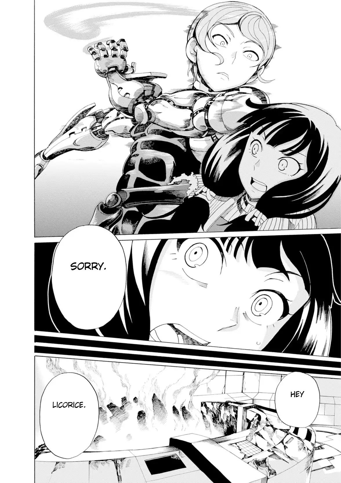 Asebi and Adventurers of Sky World Chapter 31 page 21 - Chapter 31: Assassin and meeting
