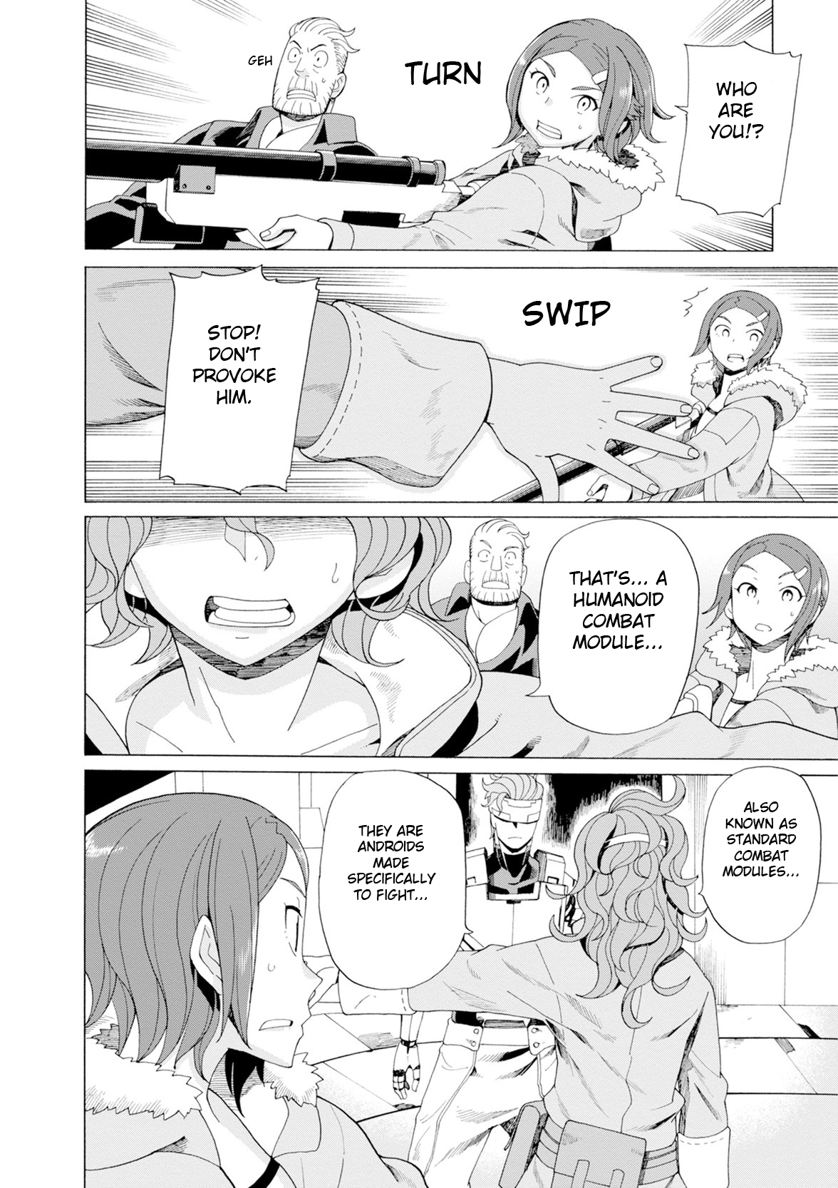 Asebi and Adventurers of Sky World Chapter 32 page 4 - Chapter 32: Decision and battle start