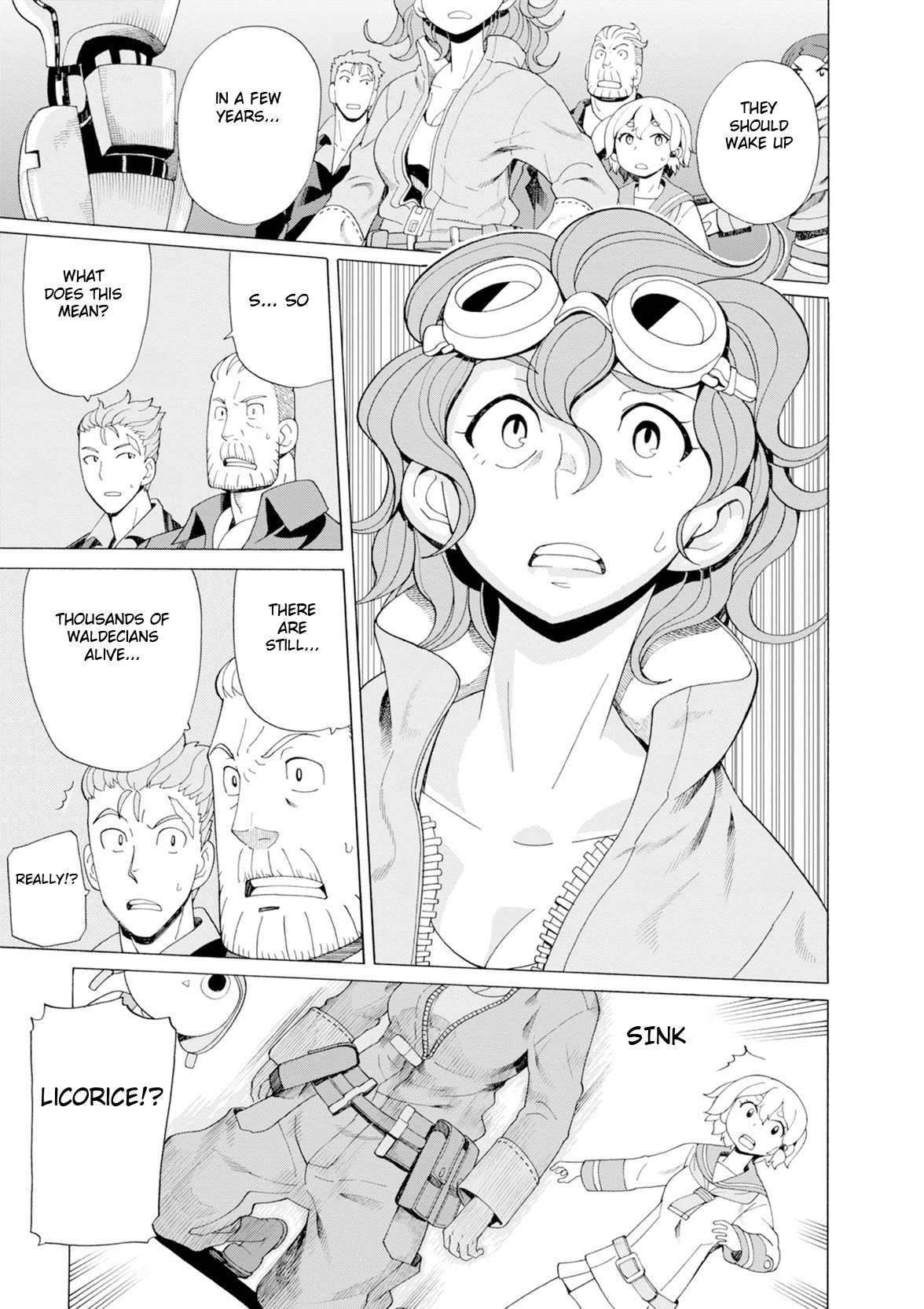 Asebi and Adventurers of Sky World Chapter 32 page 9 - Chapter 32: Decision and battle start