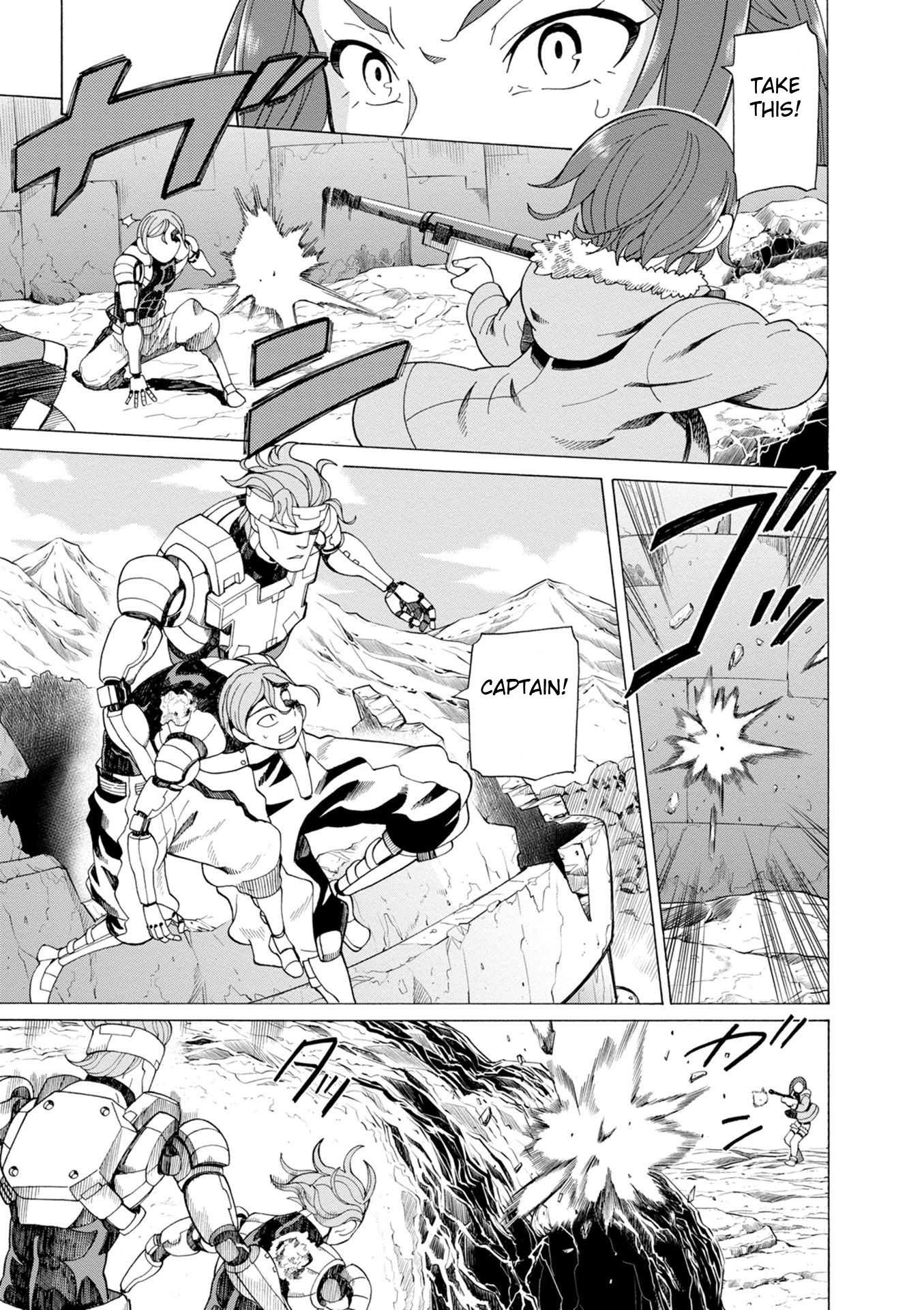 Asebi and Adventurers of Sky World Chapter 35 page 13 - Chapter 35: Battle and standard combat module