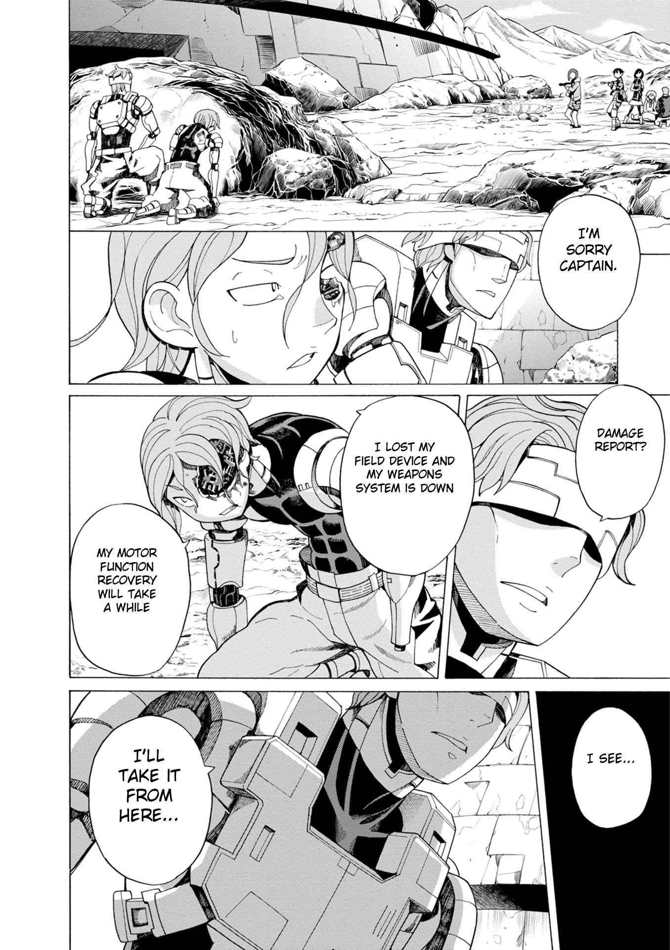 Asebi and Adventurers of Sky World Chapter 35 page 14 - Chapter 35: Battle and standard combat module