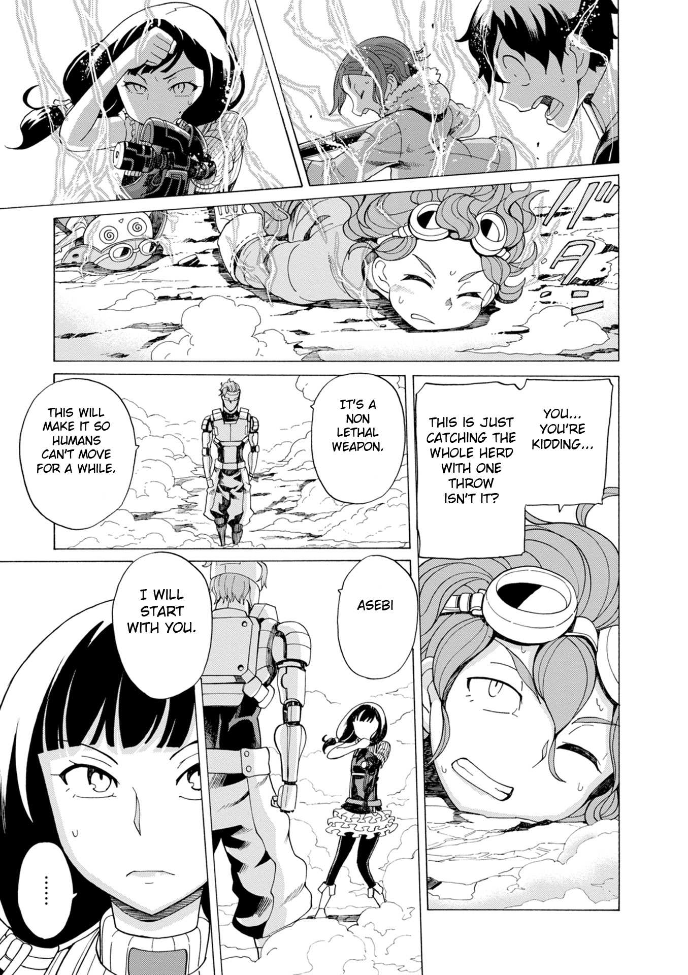 Asebi and Adventurers of Sky World Chapter 35 page 24 - Chapter 35: Battle and standard combat module